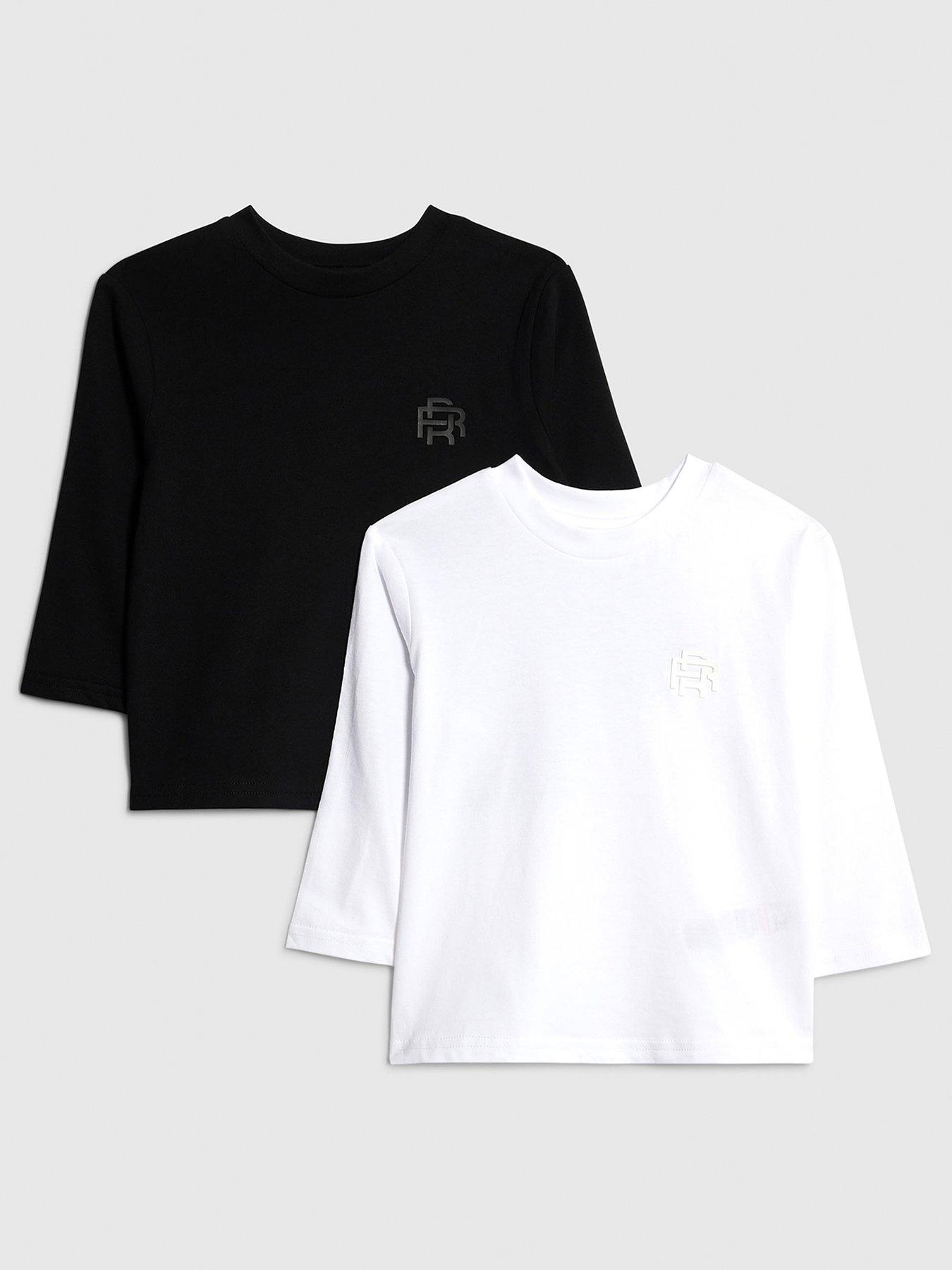 front image of river-island-mini-mini-boys-2-pack-essentials-t-shirts-multi