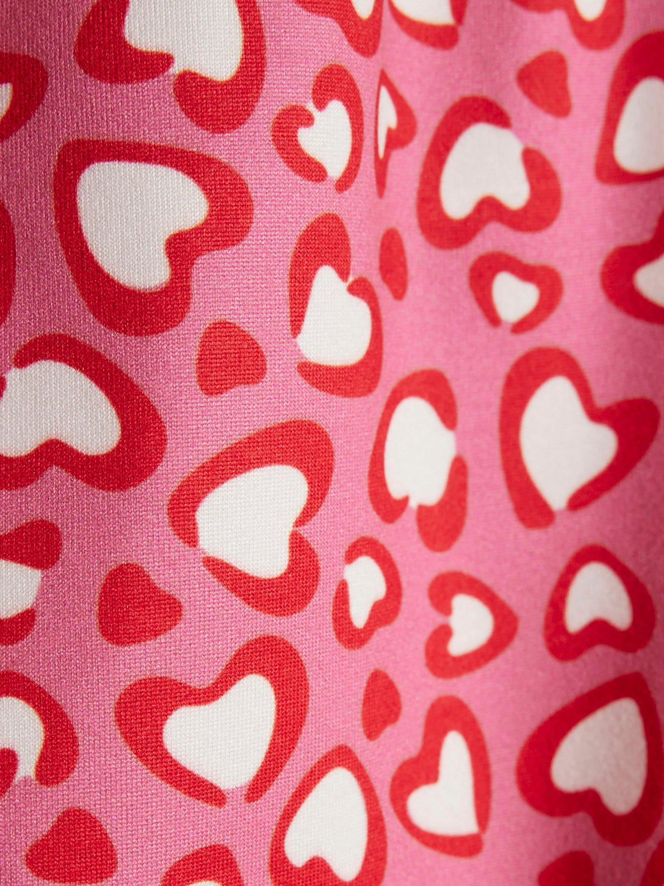  image of river-island-older-girls-sassy-club-long-sleeve-pyjamas-pink