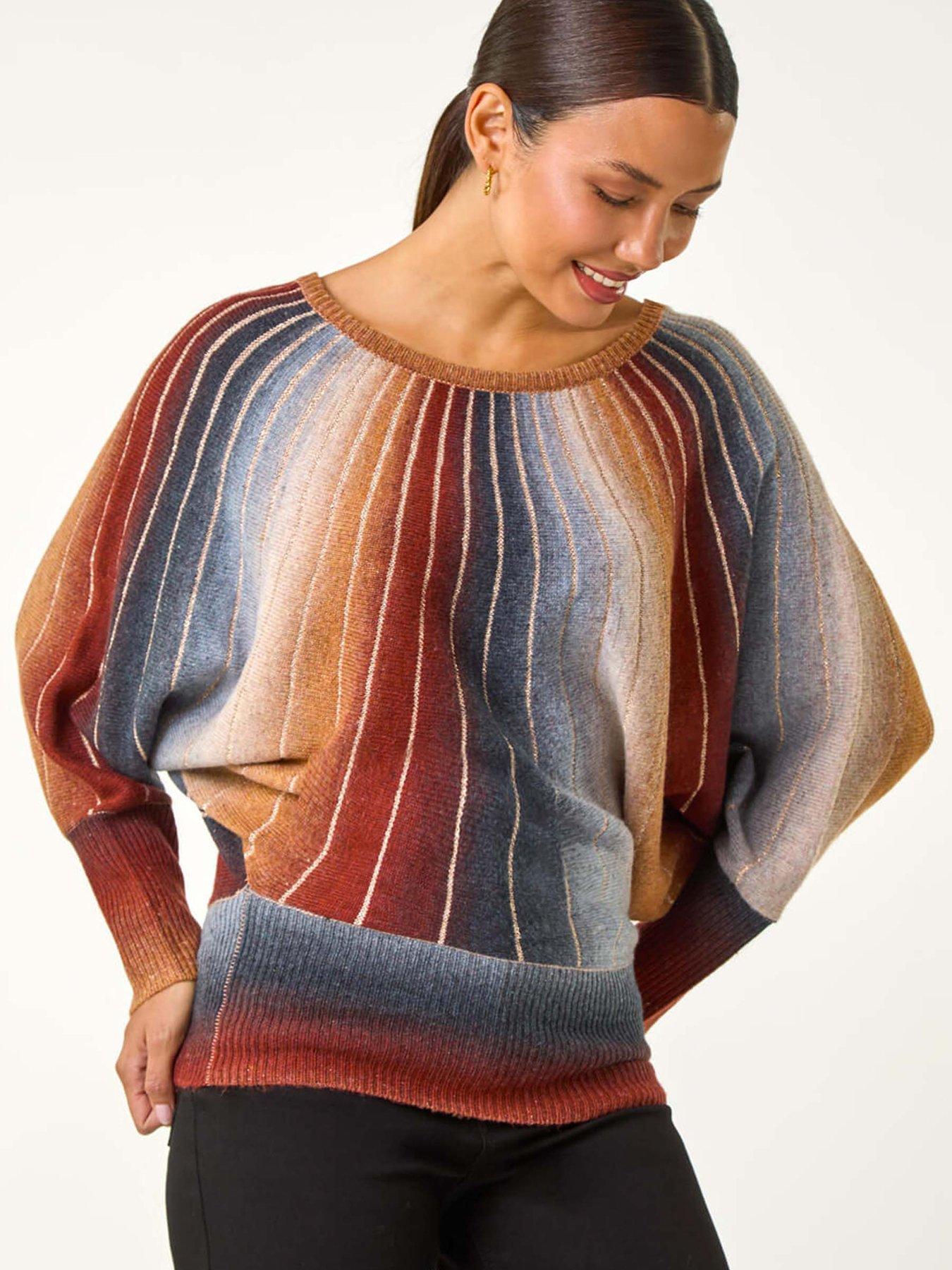 undefined Spacedye Sunray Knit Jumper - Rust