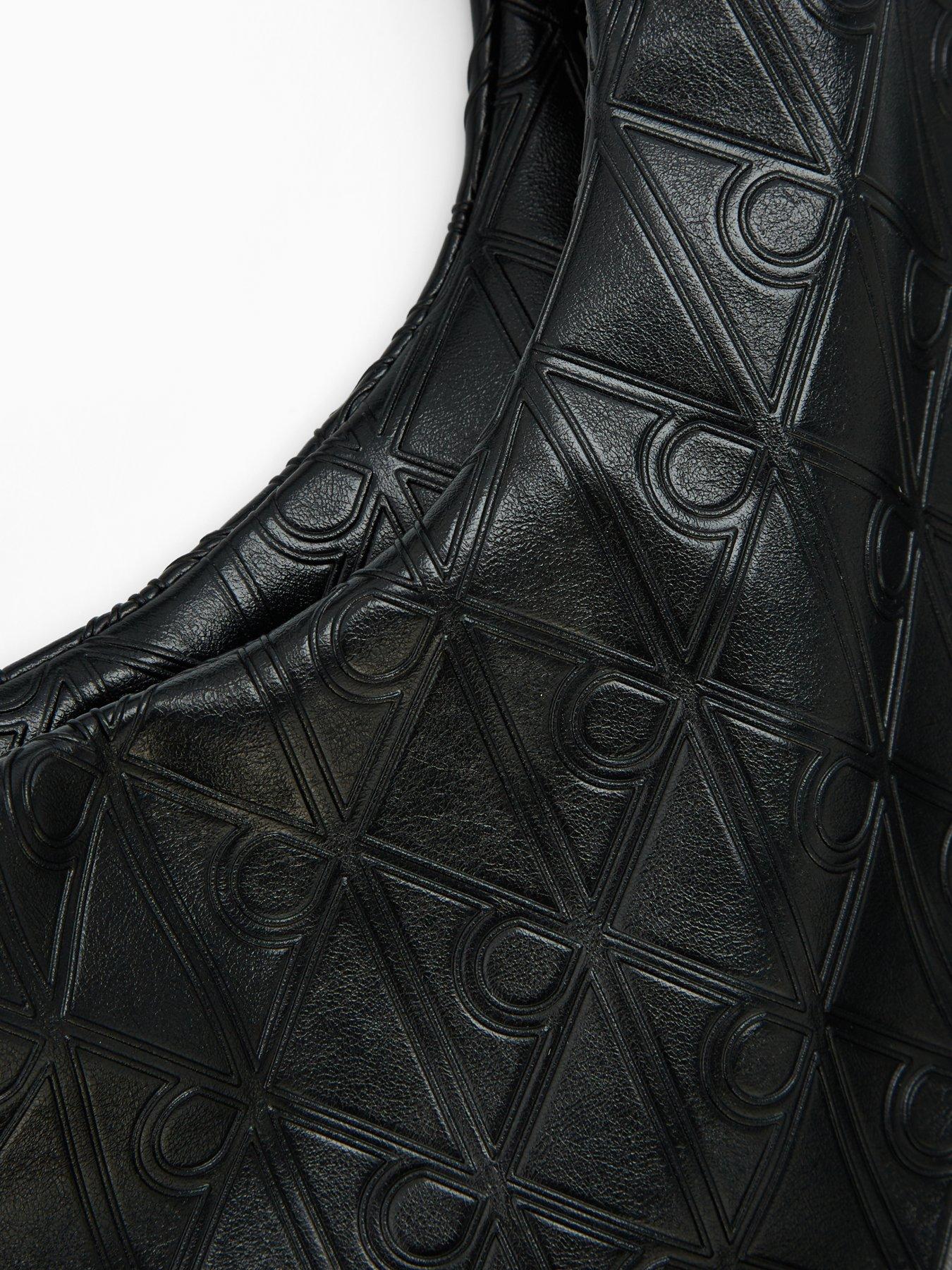 Image 5 of 6 of Calvin Klein Large Puffer Shoulder Bag - Black