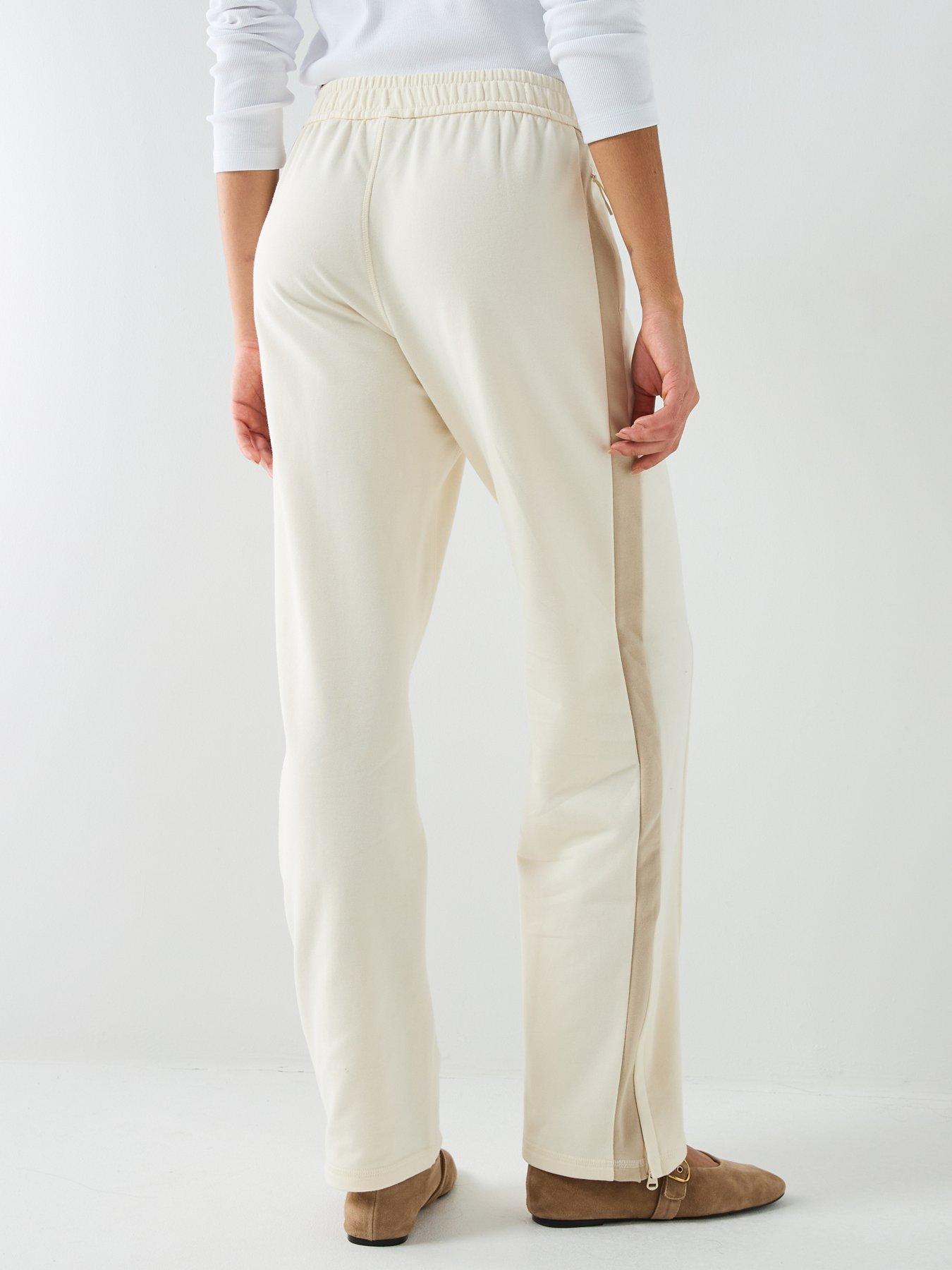  image of calvin-klein-jeans-stretch-terry-track-pant-white