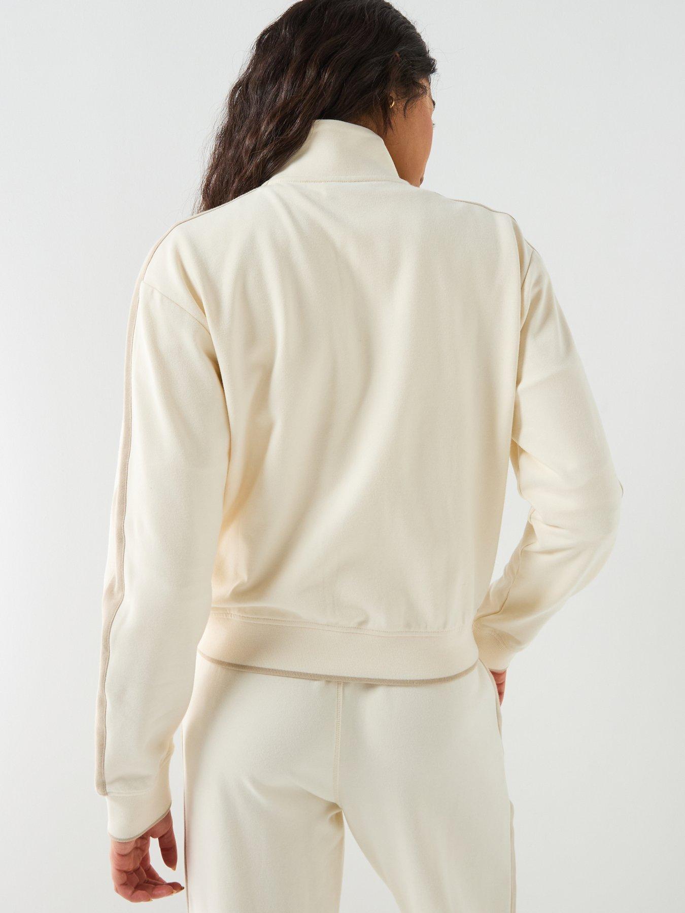  image of calvin-klein-jeans-stretch-terry-track-jacket-white