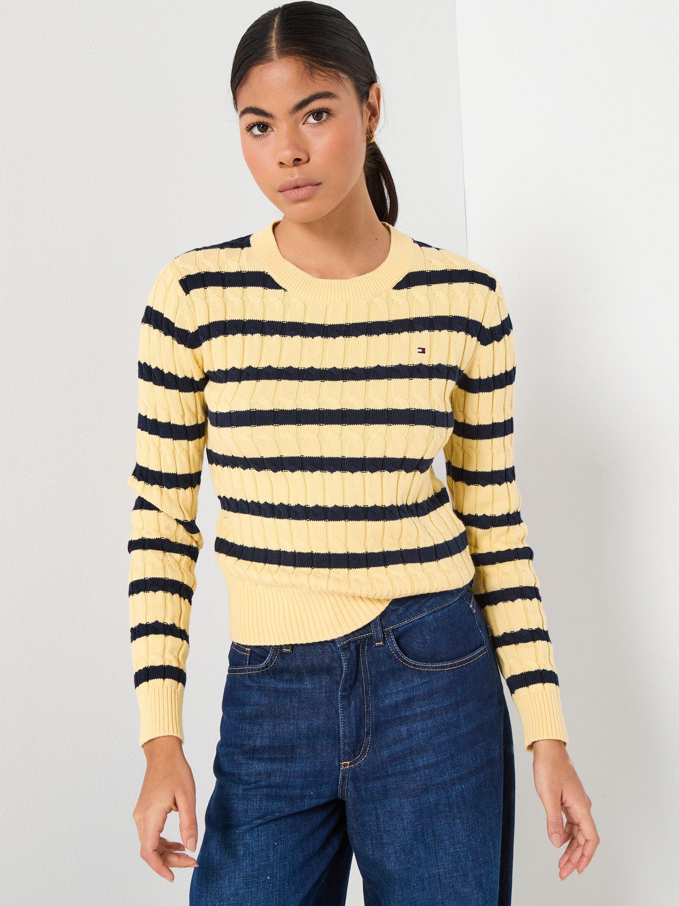 Tommy Hilfiger Cable Knit Long Sleeve Sweater - Multi