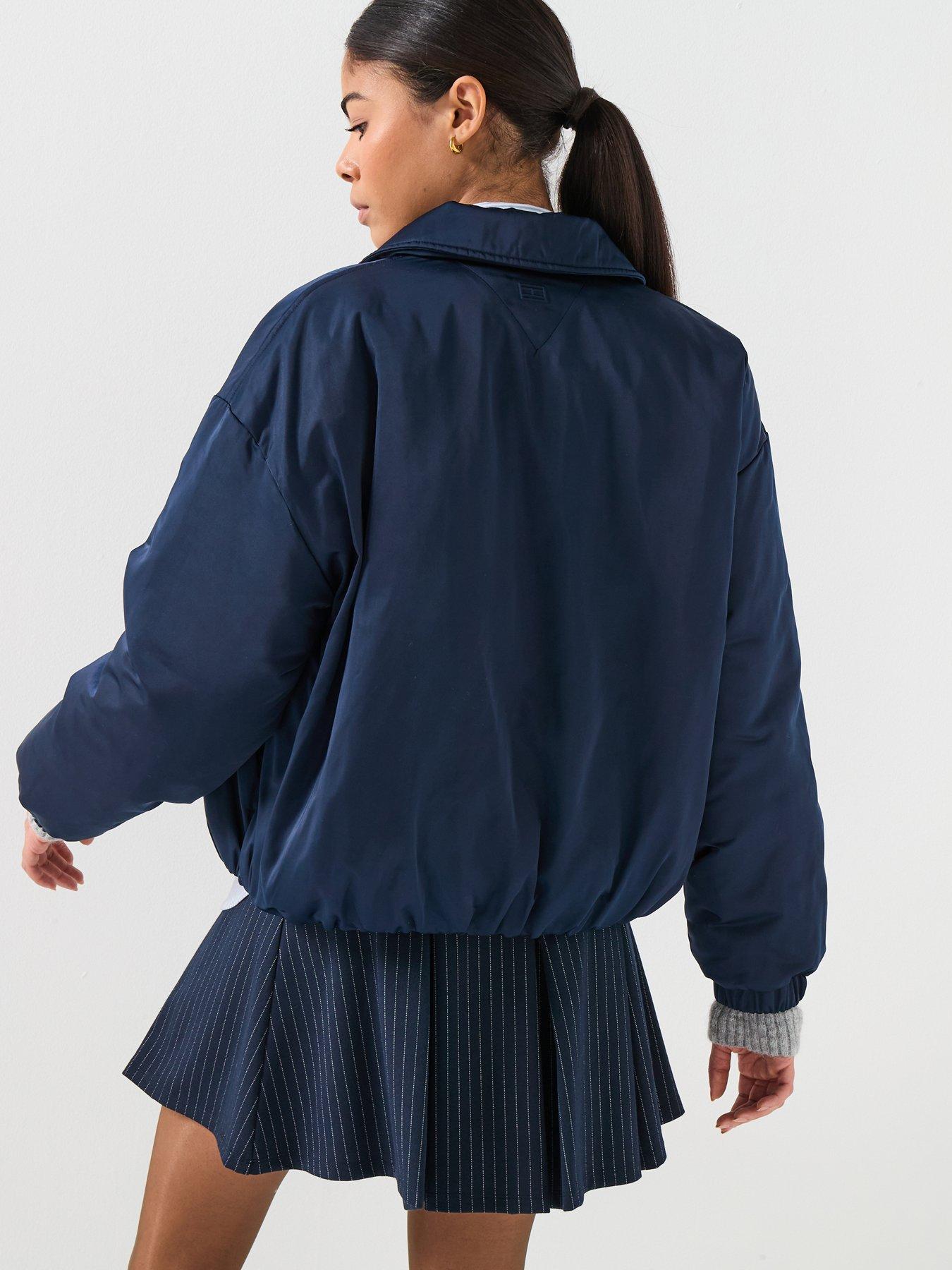 Image 2 of 7 of Tommy Hilfiger Padded Nylon Jacket - Blue