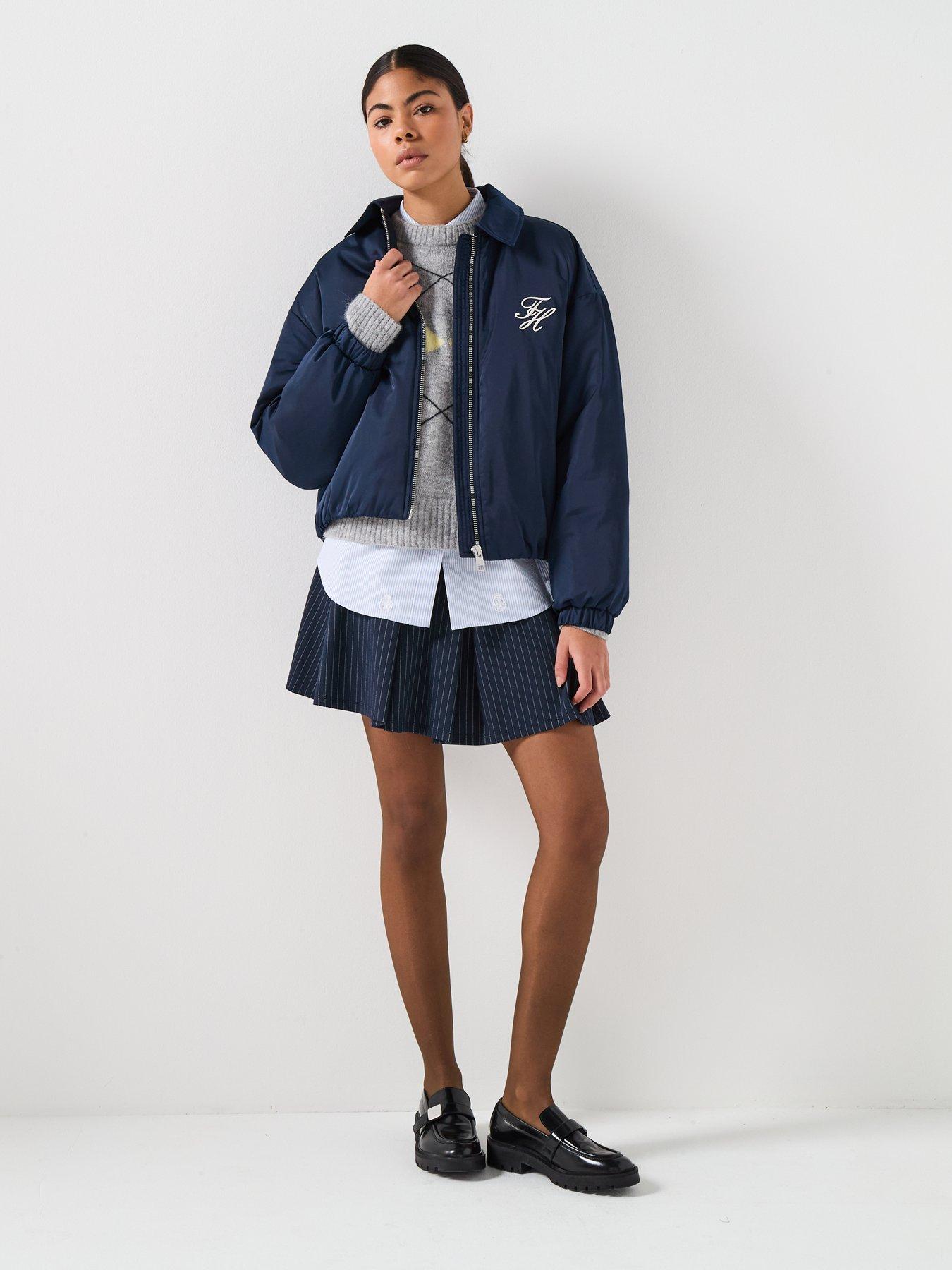 Image 3 of 7 of Tommy Hilfiger Padded Nylon Jacket - Blue