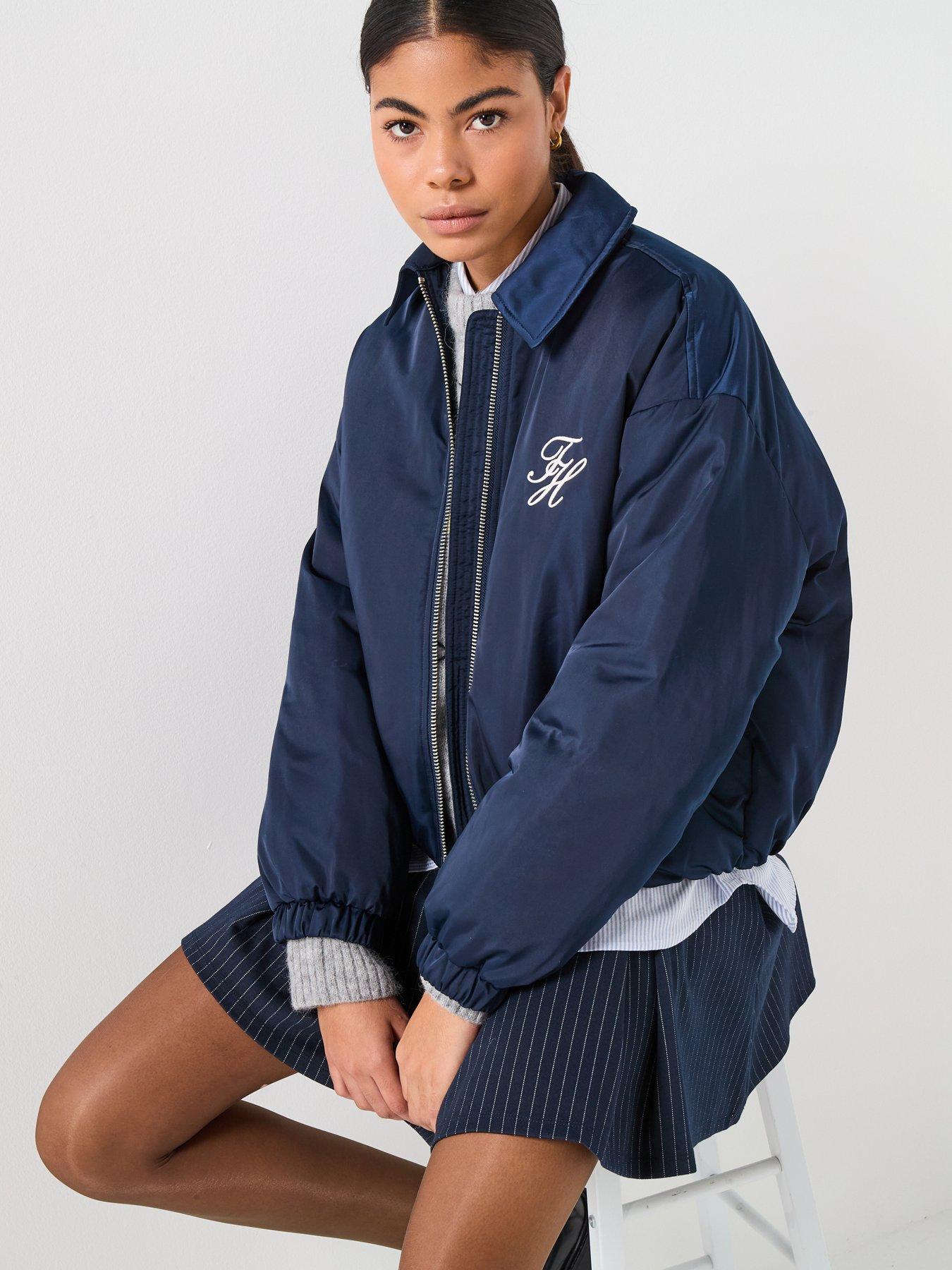 Image 4 of 7 of Tommy Hilfiger Padded Nylon Jacket - Blue