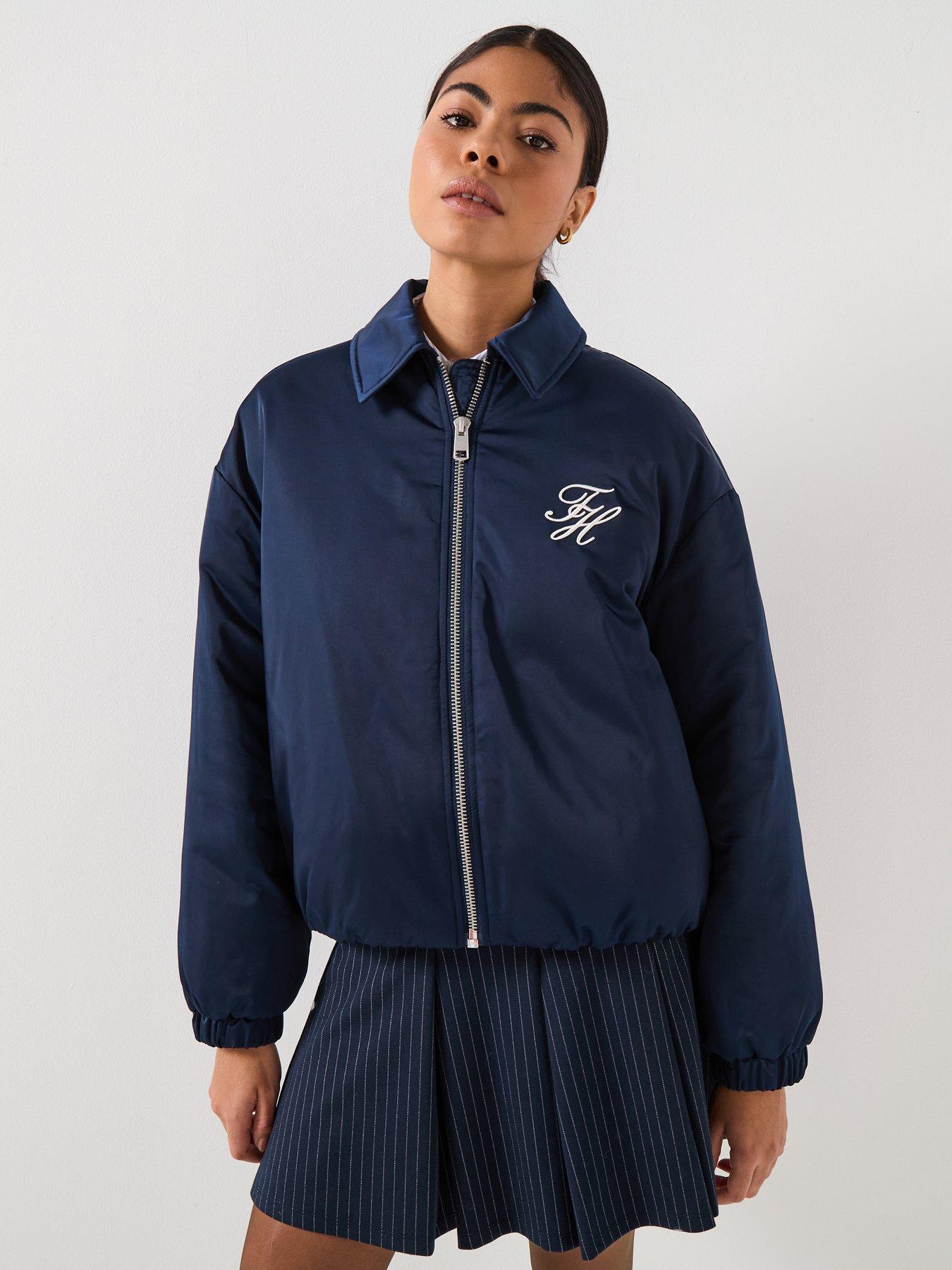 Image 6 of 7 of Tommy Hilfiger Padded Nylon Jacket - Blue
