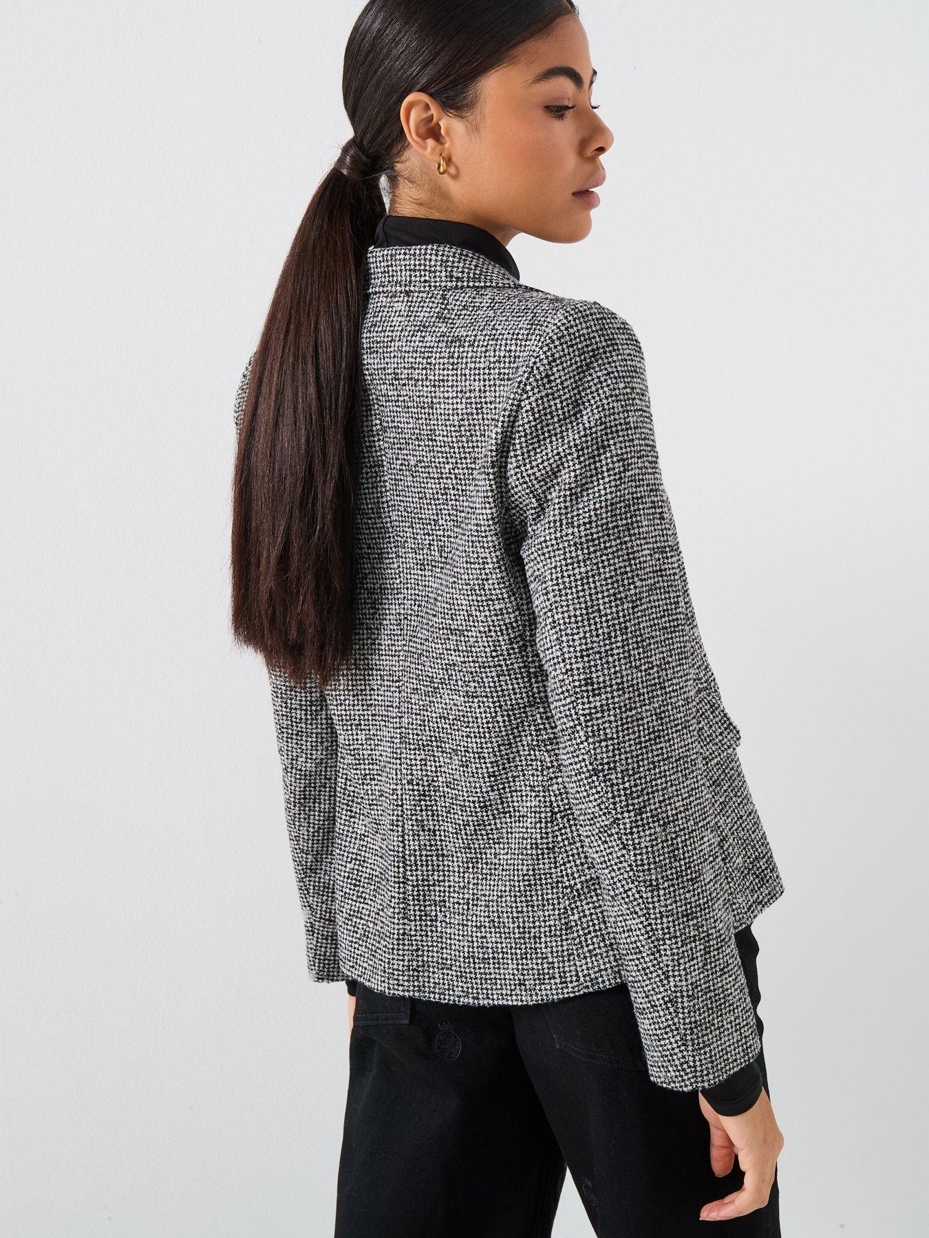  image of tommy-hilfiger-wool-patterned-slim-blazer-blackwhite-houndstooth