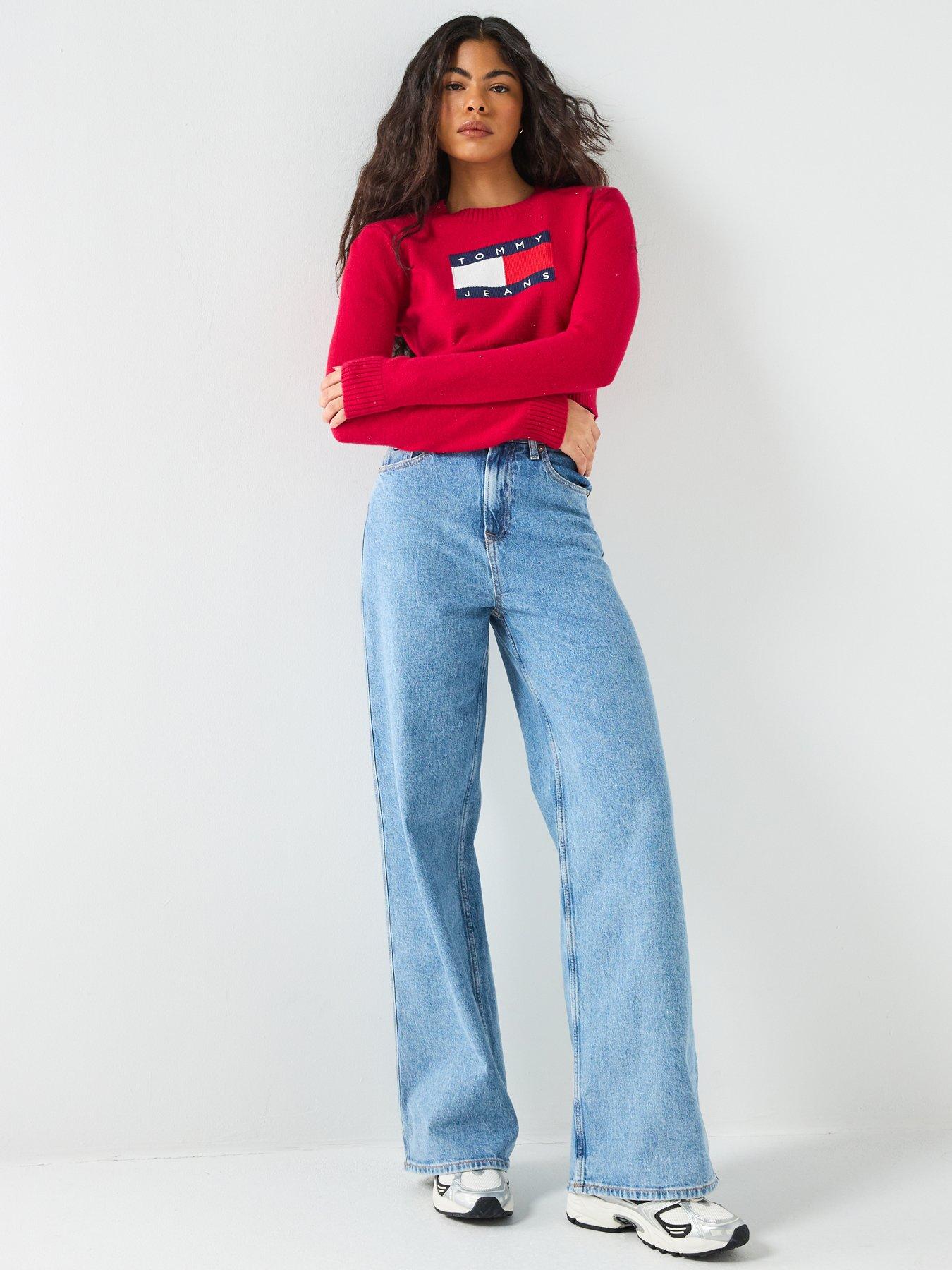 Image 6 of 6 of Tommy Jeans Claire High Rise Jean - Denim Light Blue