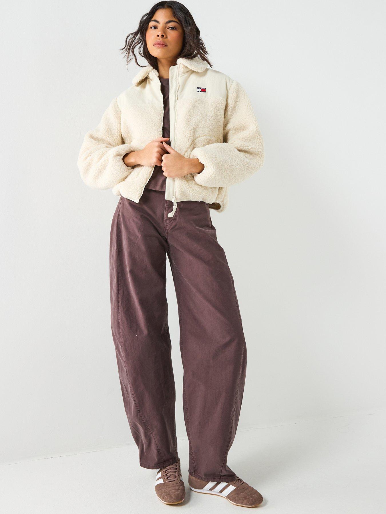  image of tommy-jeans-teddy-jacket-ancient-white