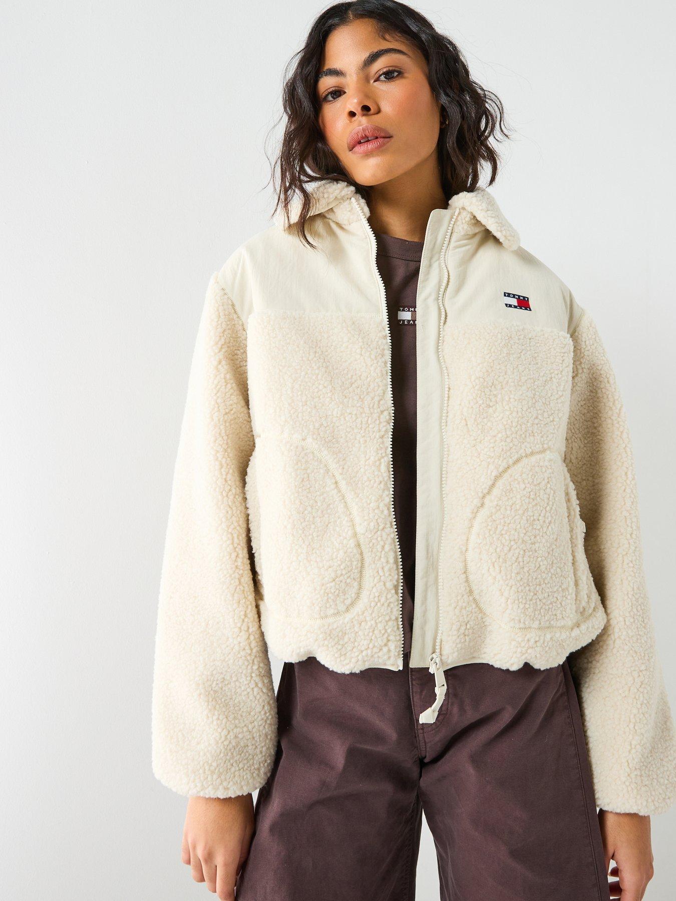  image of tommy-jeans-teddy-jacket-ancient-white