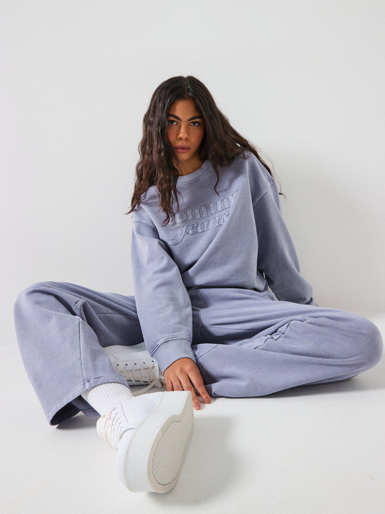  image of tommy-jeans-wide-leg-sweatpants-periwinkle-dusk