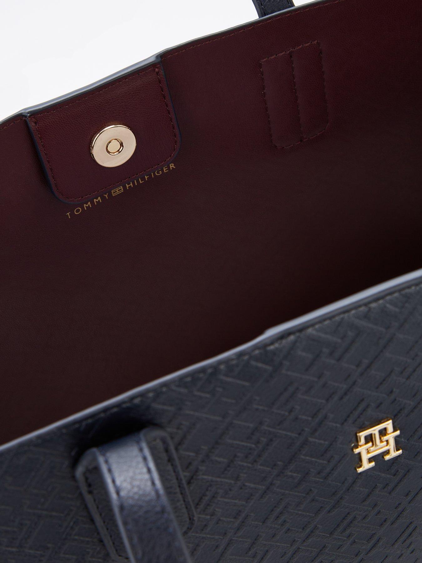 Image 4 of 4 of Tommy Hilfiger Icon Tote Monogram Bag - Space Blue