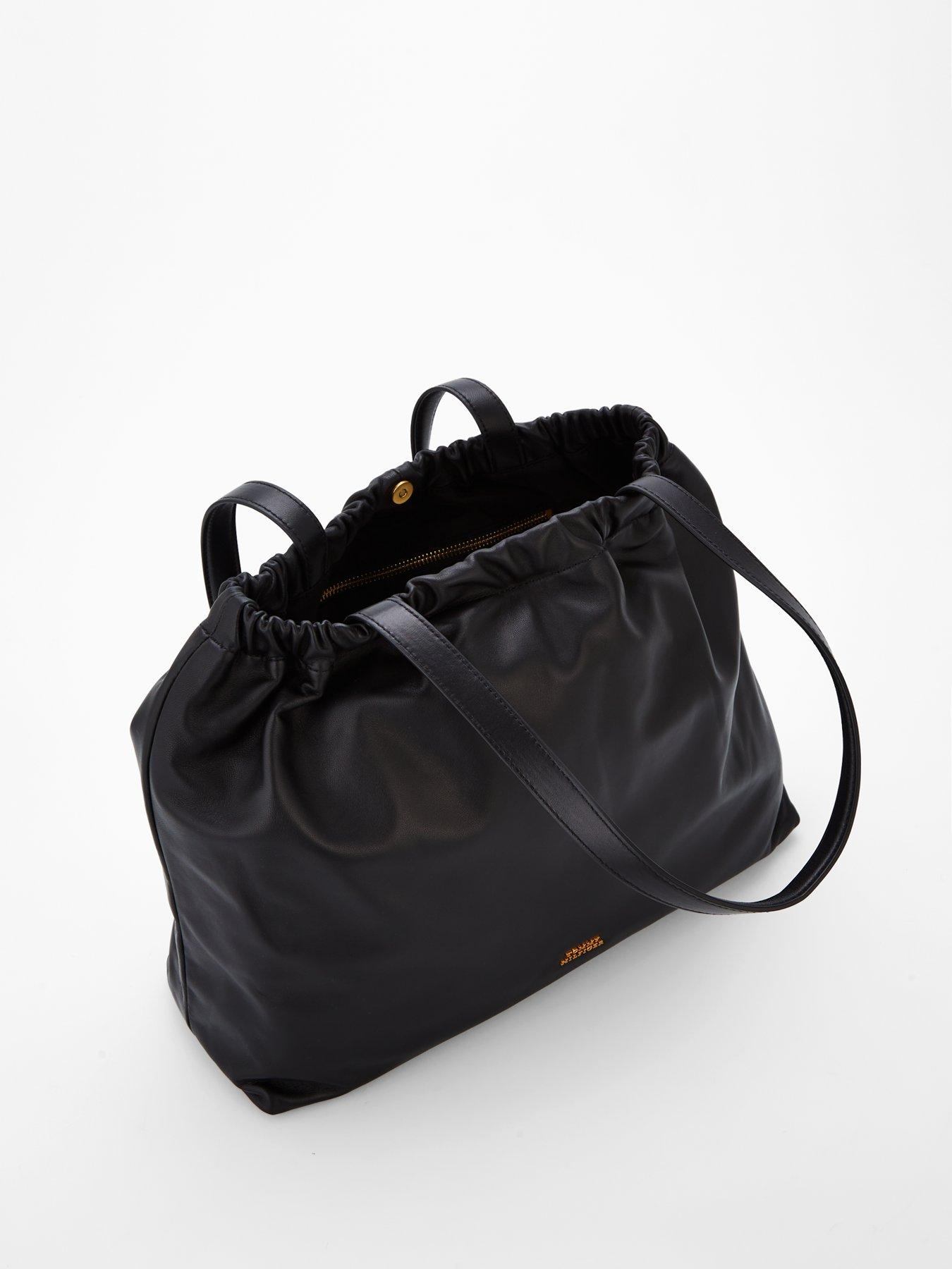 Image 2 of 4 of Tommy Hilfiger Soft Leather Tote - Black