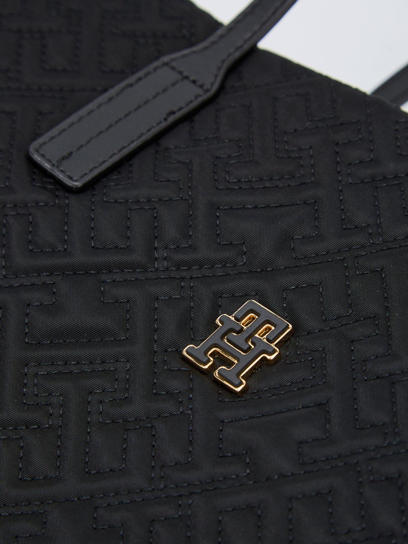 Image 3 of 4 of Tommy Hilfiger City Tote Monogram Bag - Black
