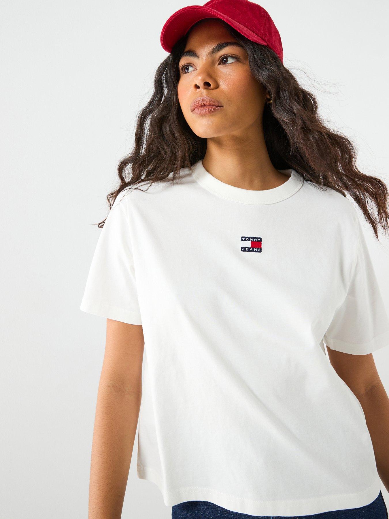  image of tommy-jeans-logo-t-shirt-white
