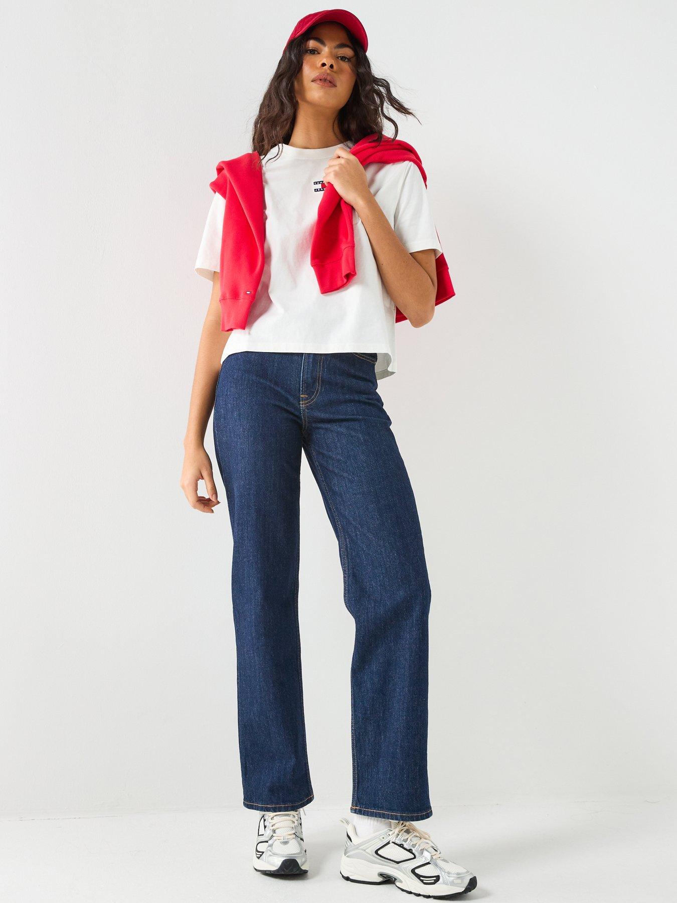  image of tommy-jeans-logo-t-shirt-white