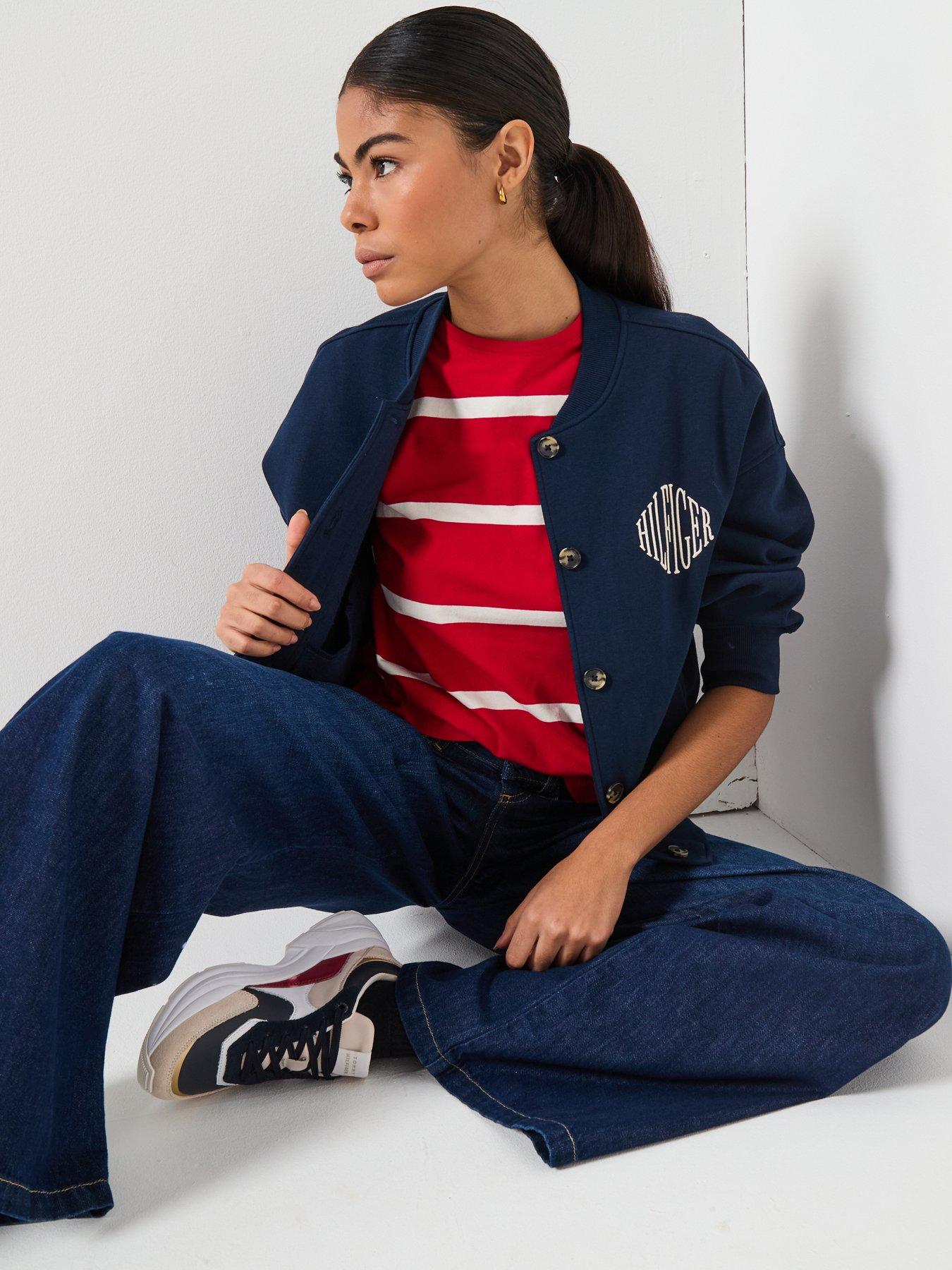 Image 6 of 6 of Tommy Hilfiger Crew Short Sleeve Top - Red