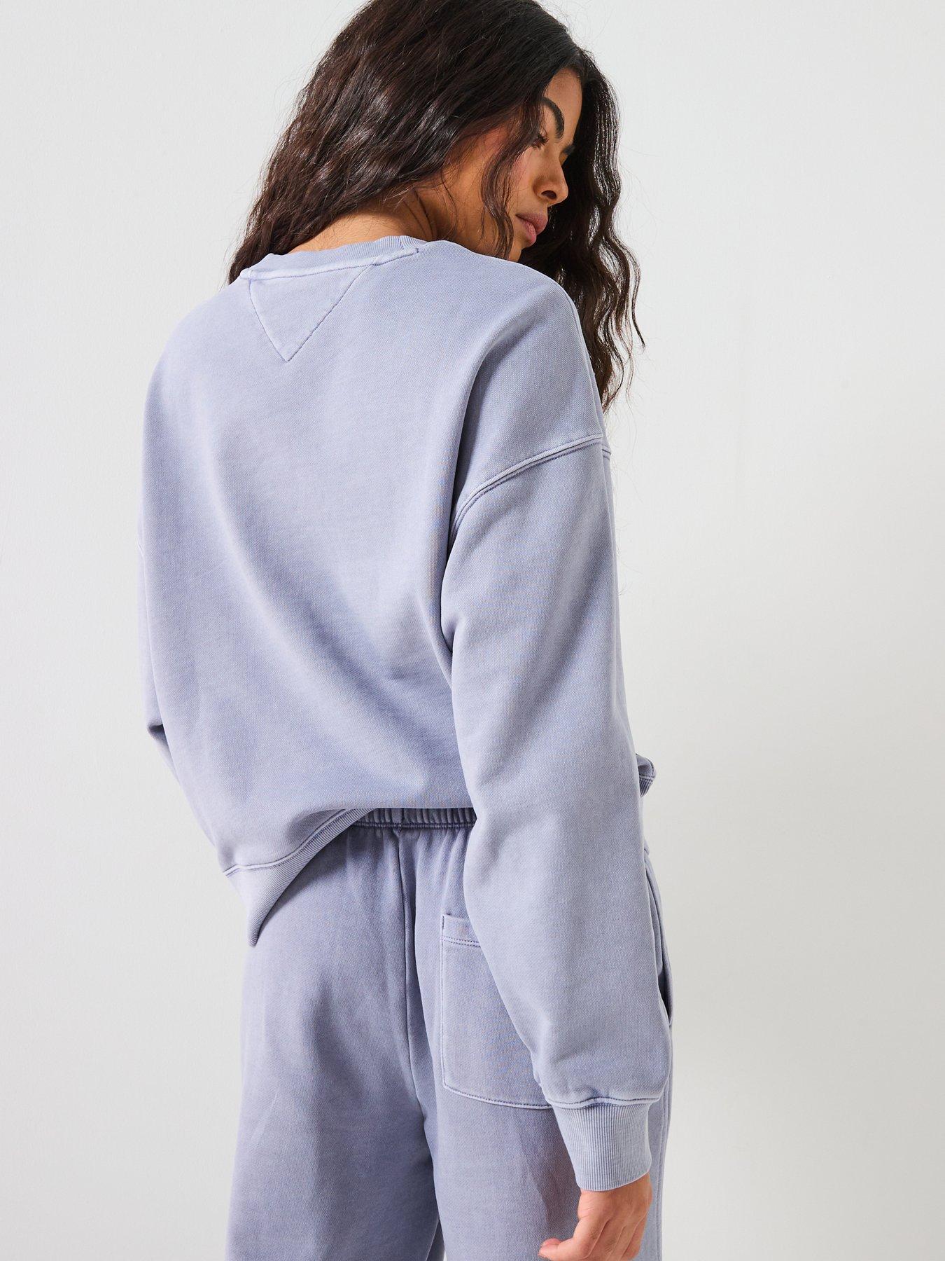 Image 2 of 6 of Tommy Jeans Crew Boxy Top - Periwinkle Dusk