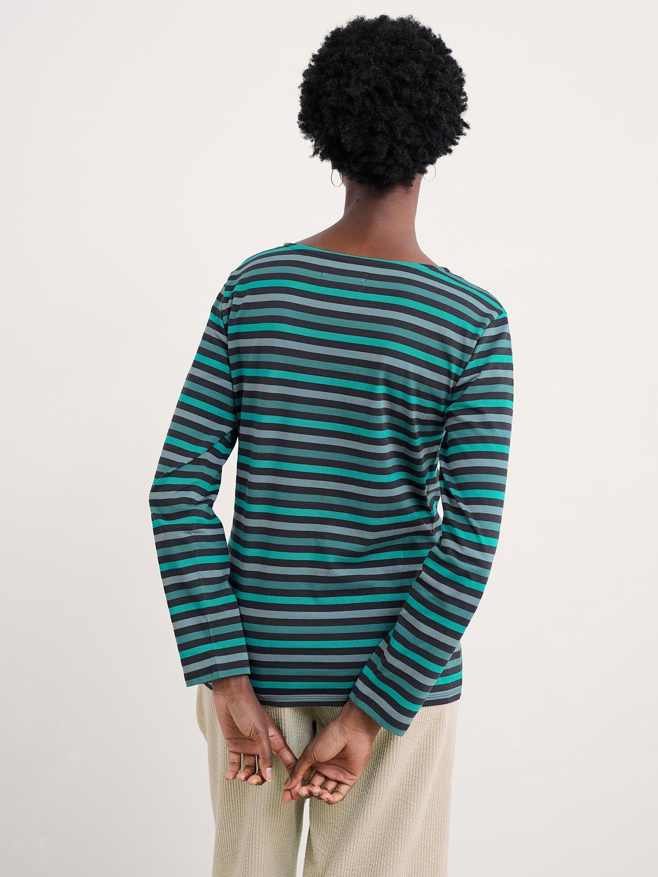 stillFront image of seasalt-cornwall-sailor-long-sleeve-shirt-cornish-storm-sky-green