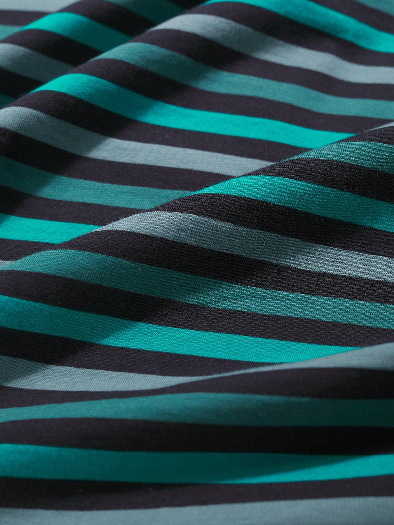  image of seasalt-cornwall-sailor-long-sleeve-shirt-cornish-storm-sky-green