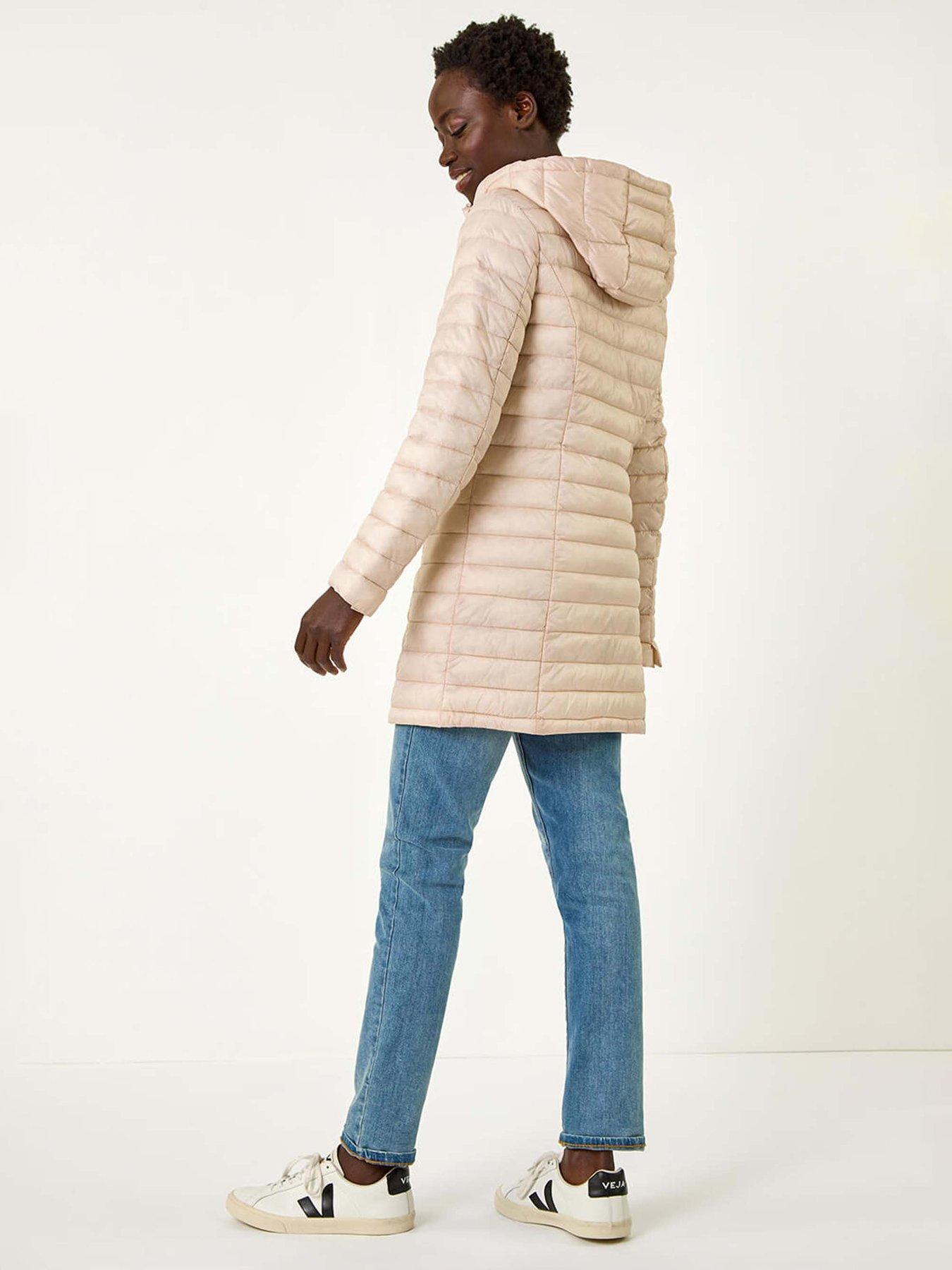  image of roman-padded-hooded-coat-stone