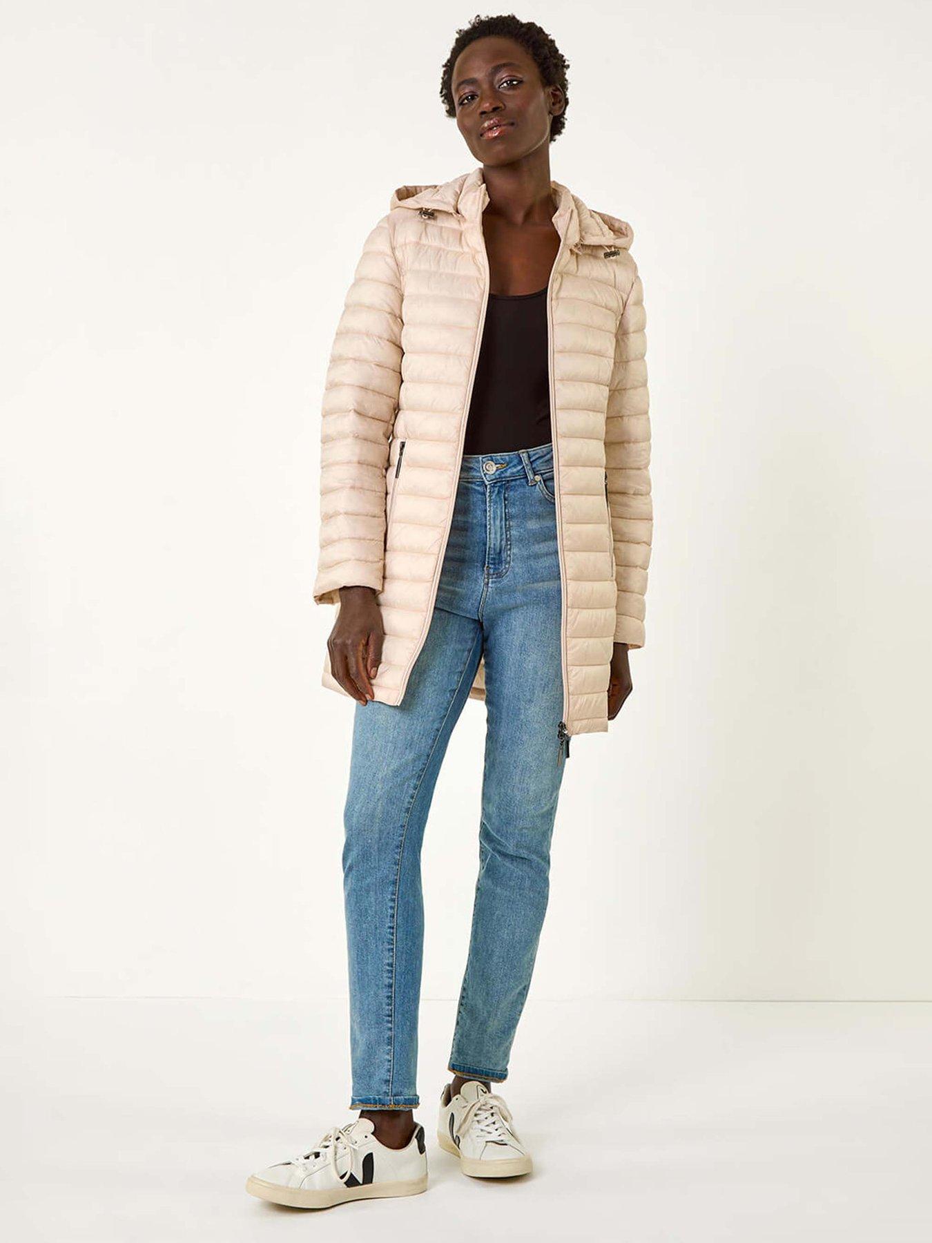  image of roman-padded-hooded-coat-stone