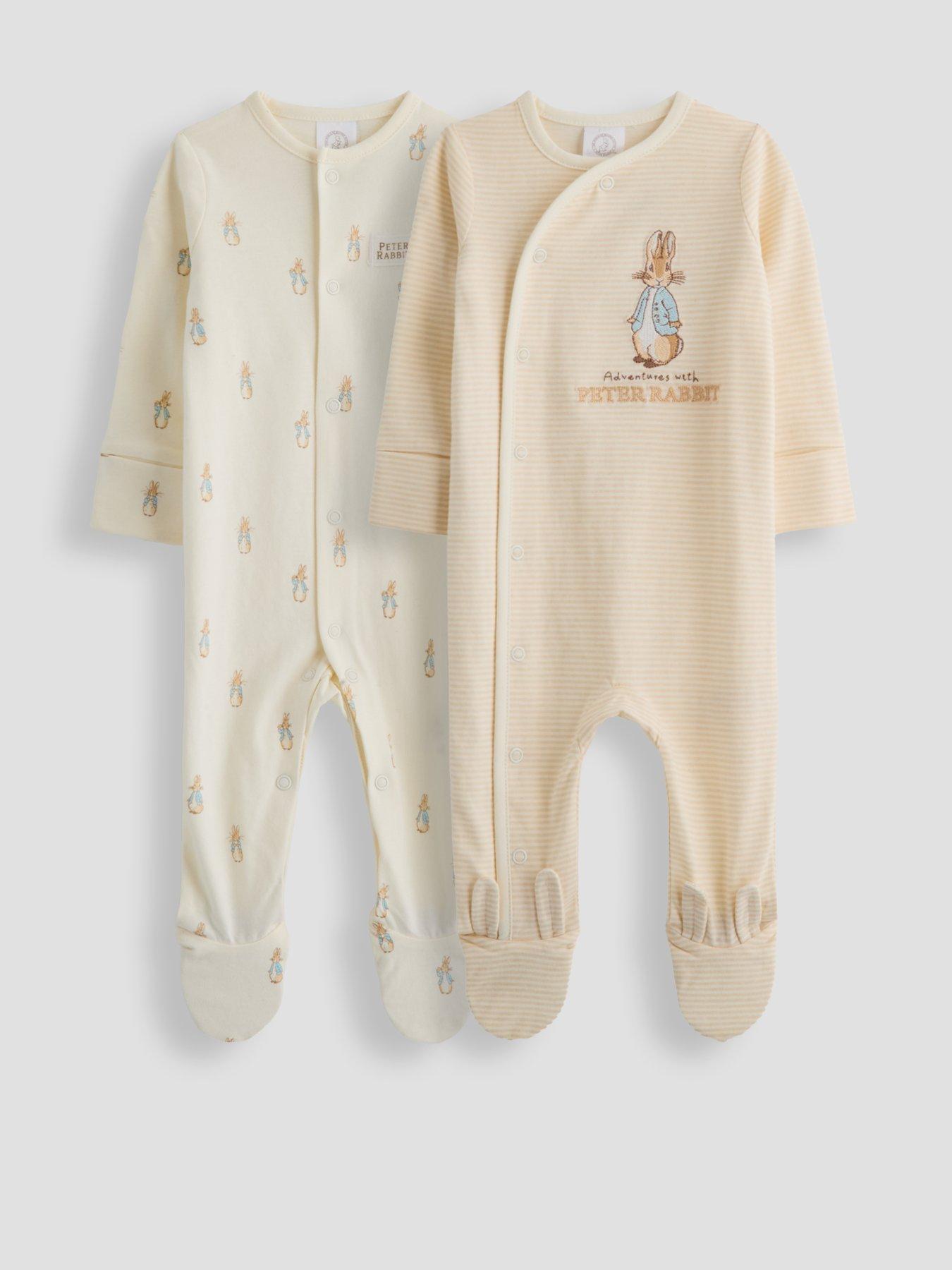 front image of the-very-collection-2pk-peter-rabbit-sleepsuits