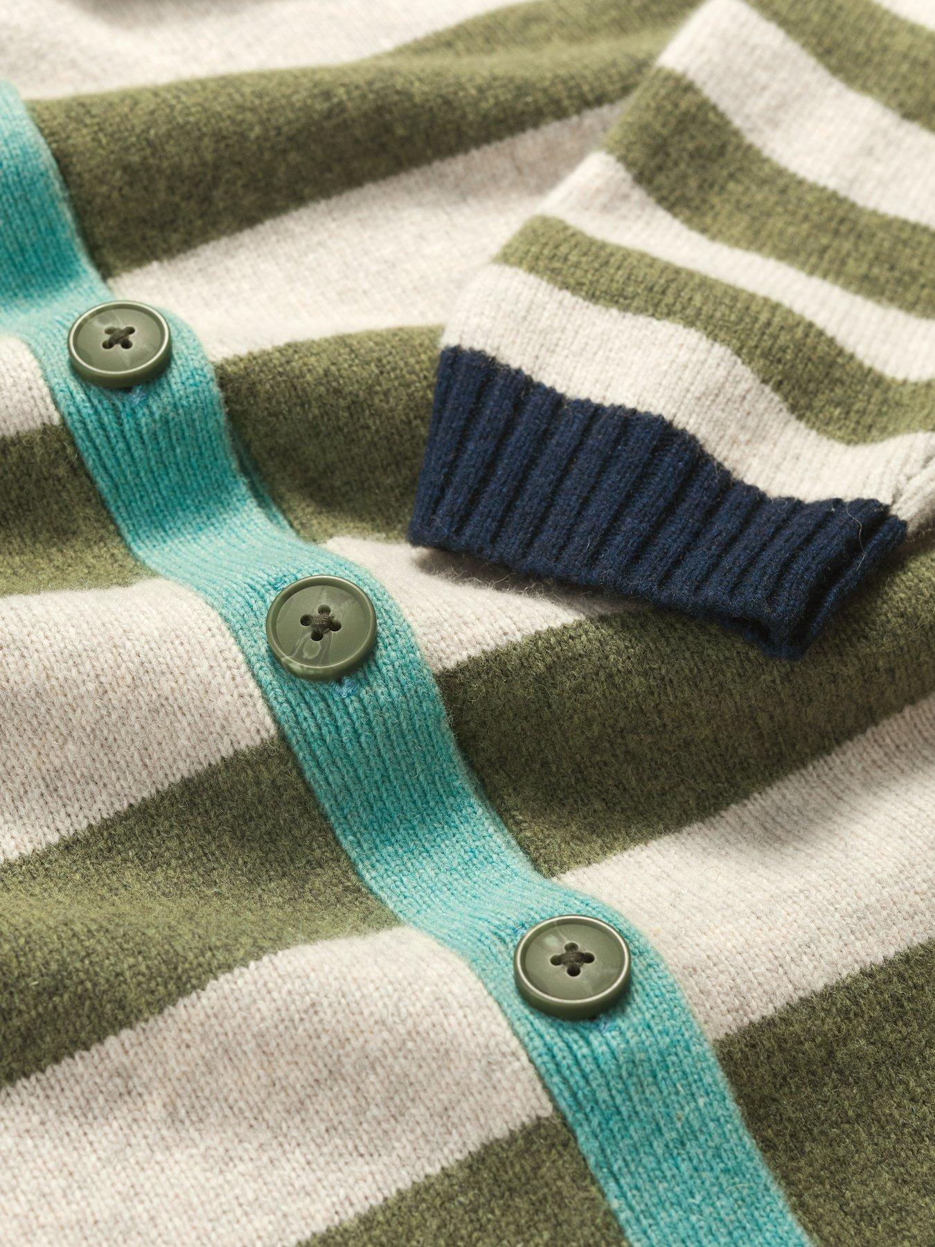  image of seasalt-cornwall-striped-knit-cardigan-multi