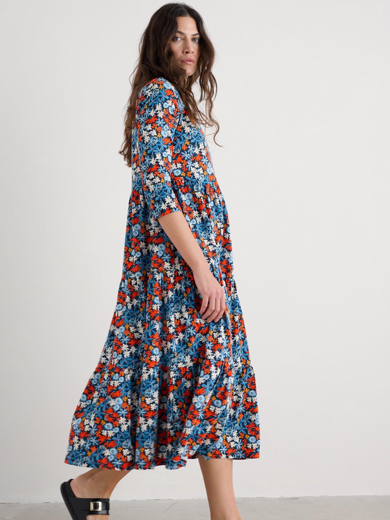 Image 3 of 5 of Seasalt Cornwall Garden Maritime Dress - Multi