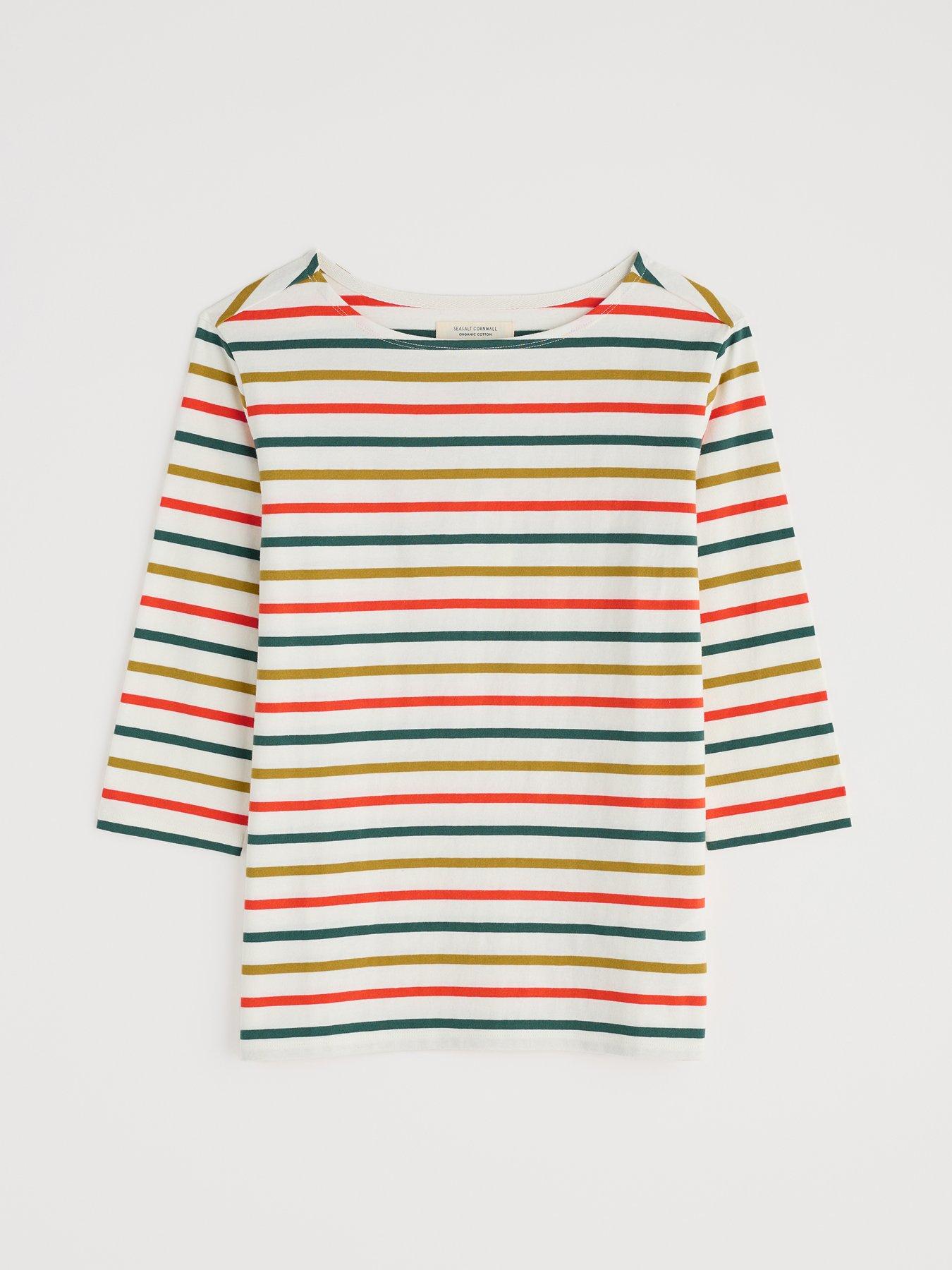 Image 5 of 5 of Seasalt Cornwall Sailor Top - Orange