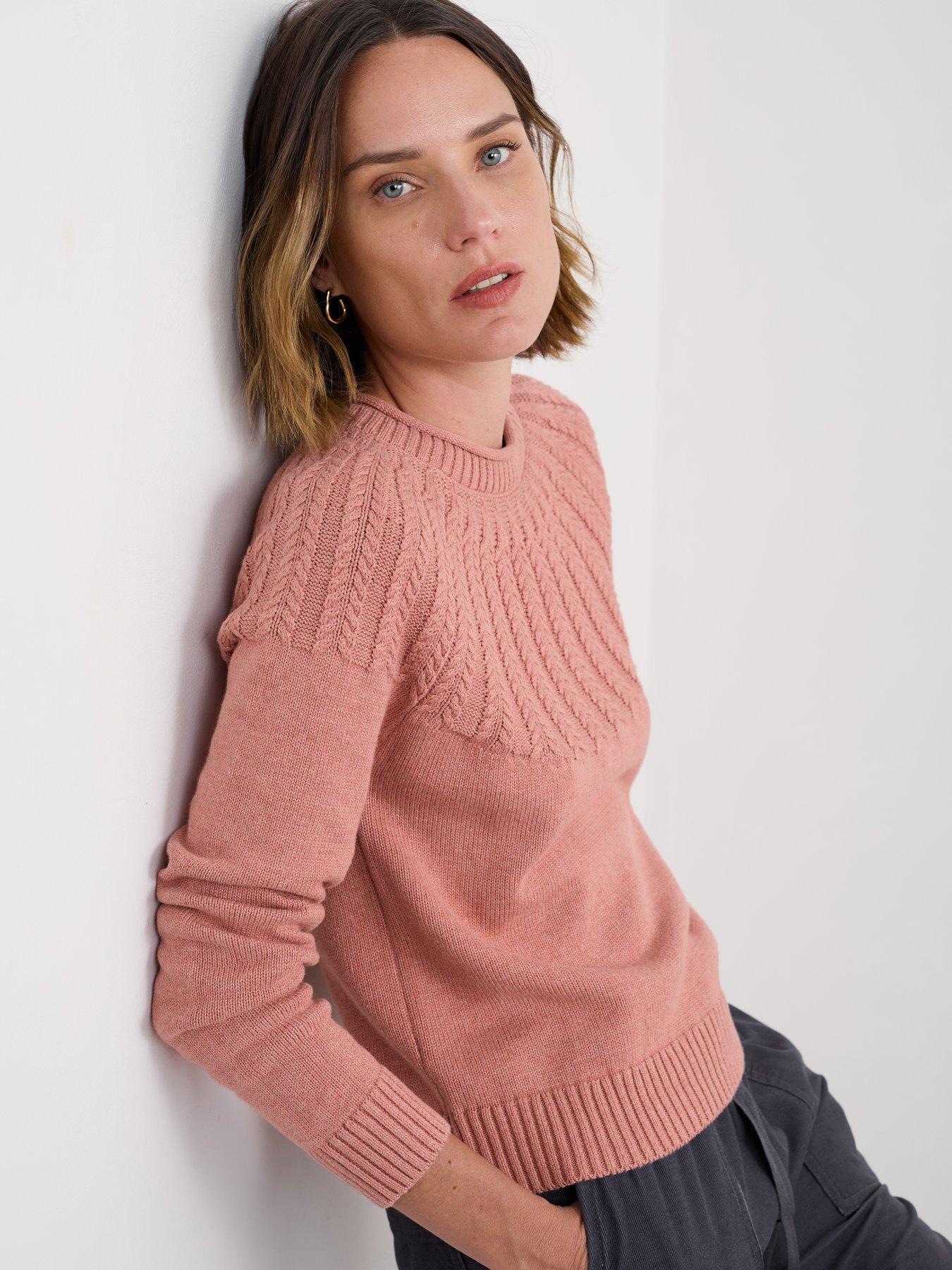 undefined Stone Chat Jumper - Pink