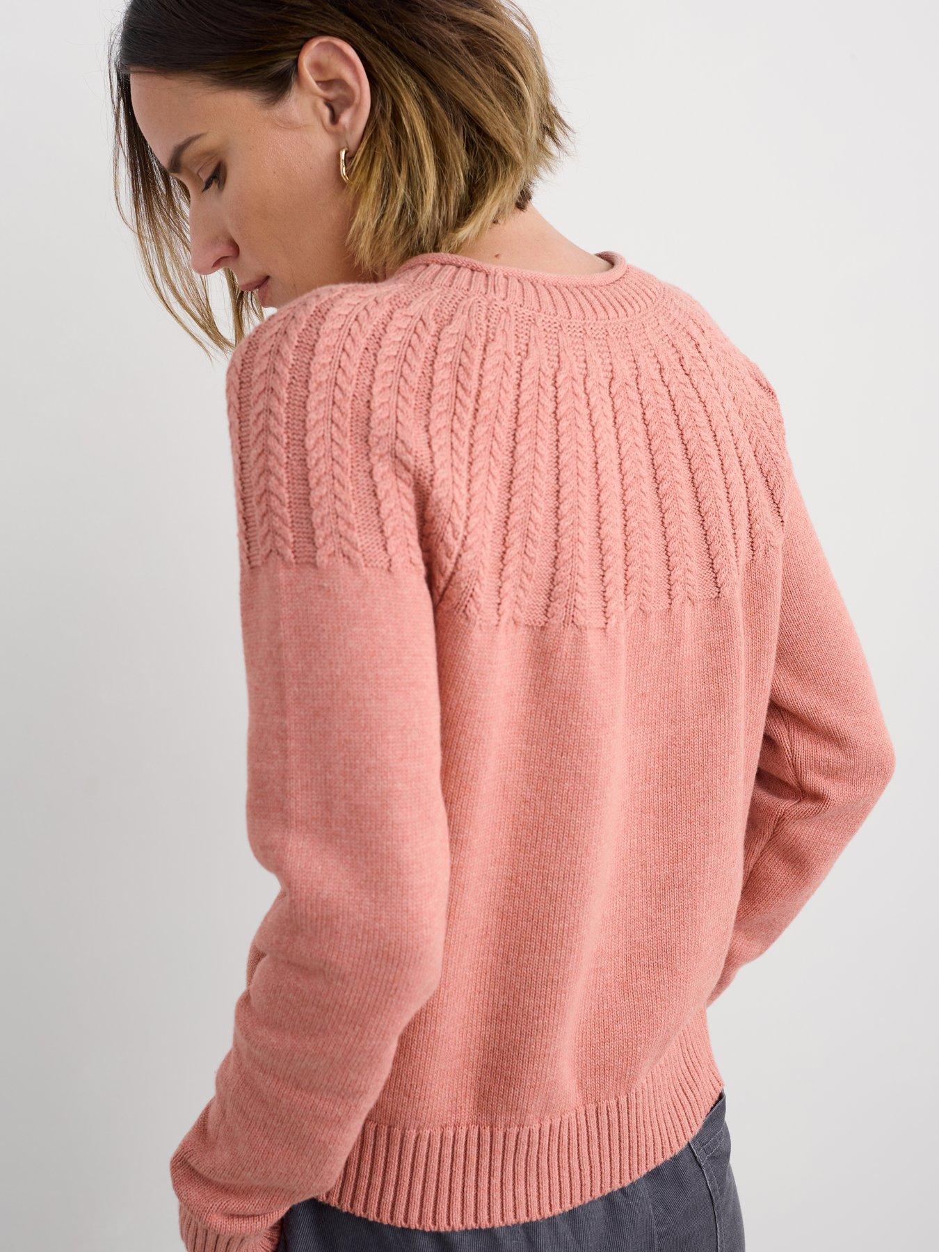 Image 2 of 5 of Seasalt Cornwall Stone Chat Jumper - Pink