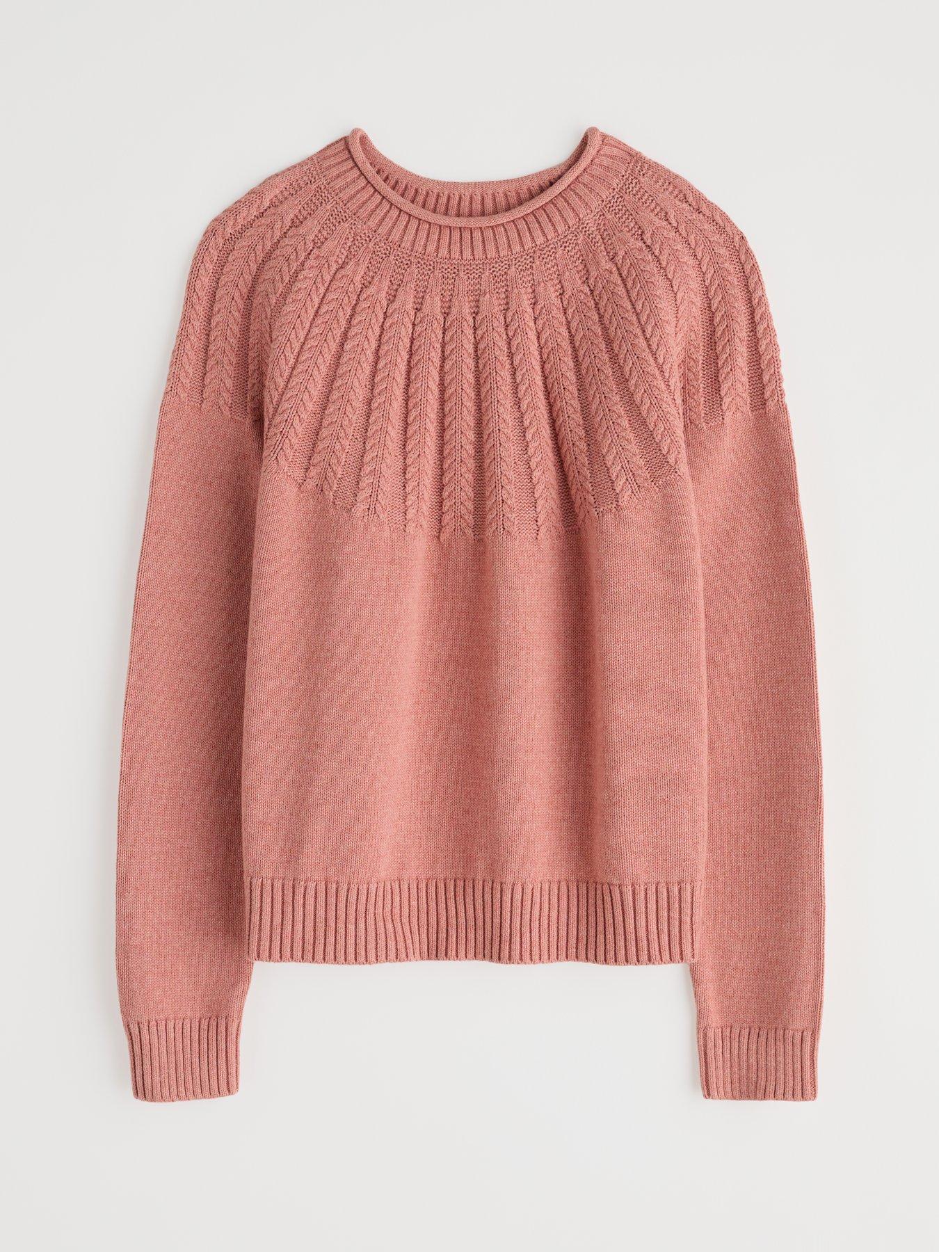 Image 5 of 5 of Seasalt Cornwall Stone Chat Jumper - Pink
