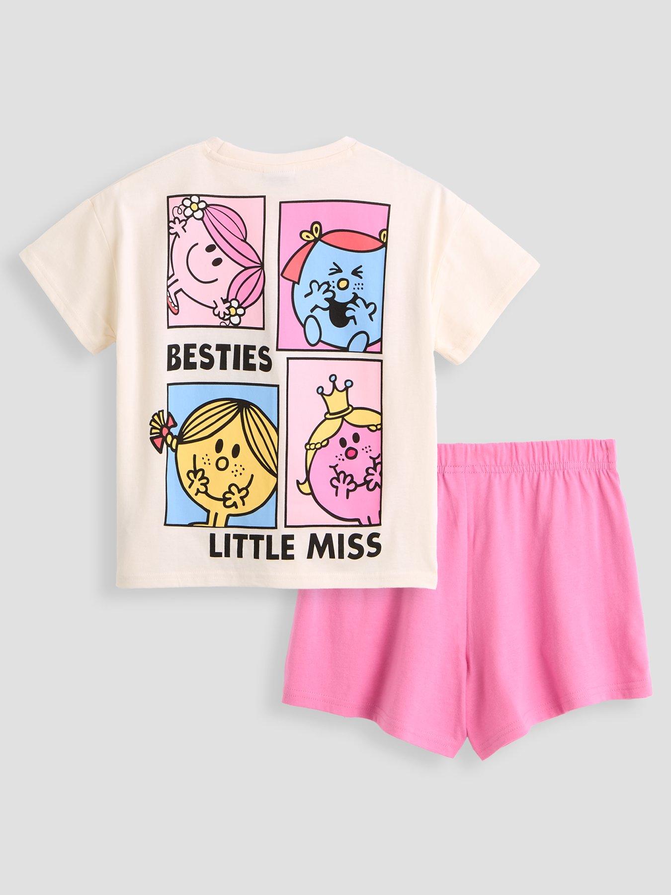Image 2 of 5 of The Very Collection Little Miss Pyjamas - White/Pink