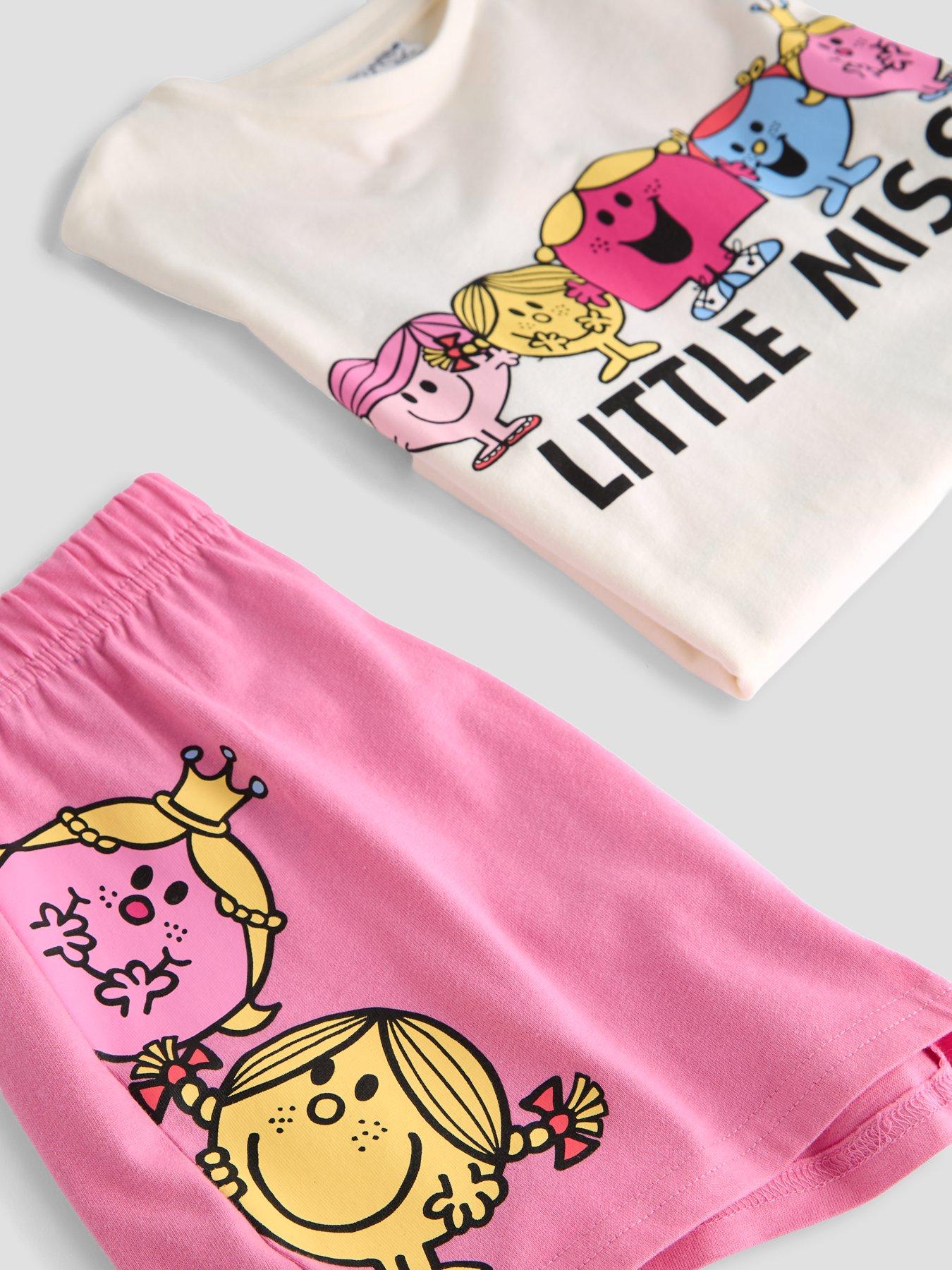 Image 5 of 5 of The Very Collection Little Miss Pyjamas - White/Pink