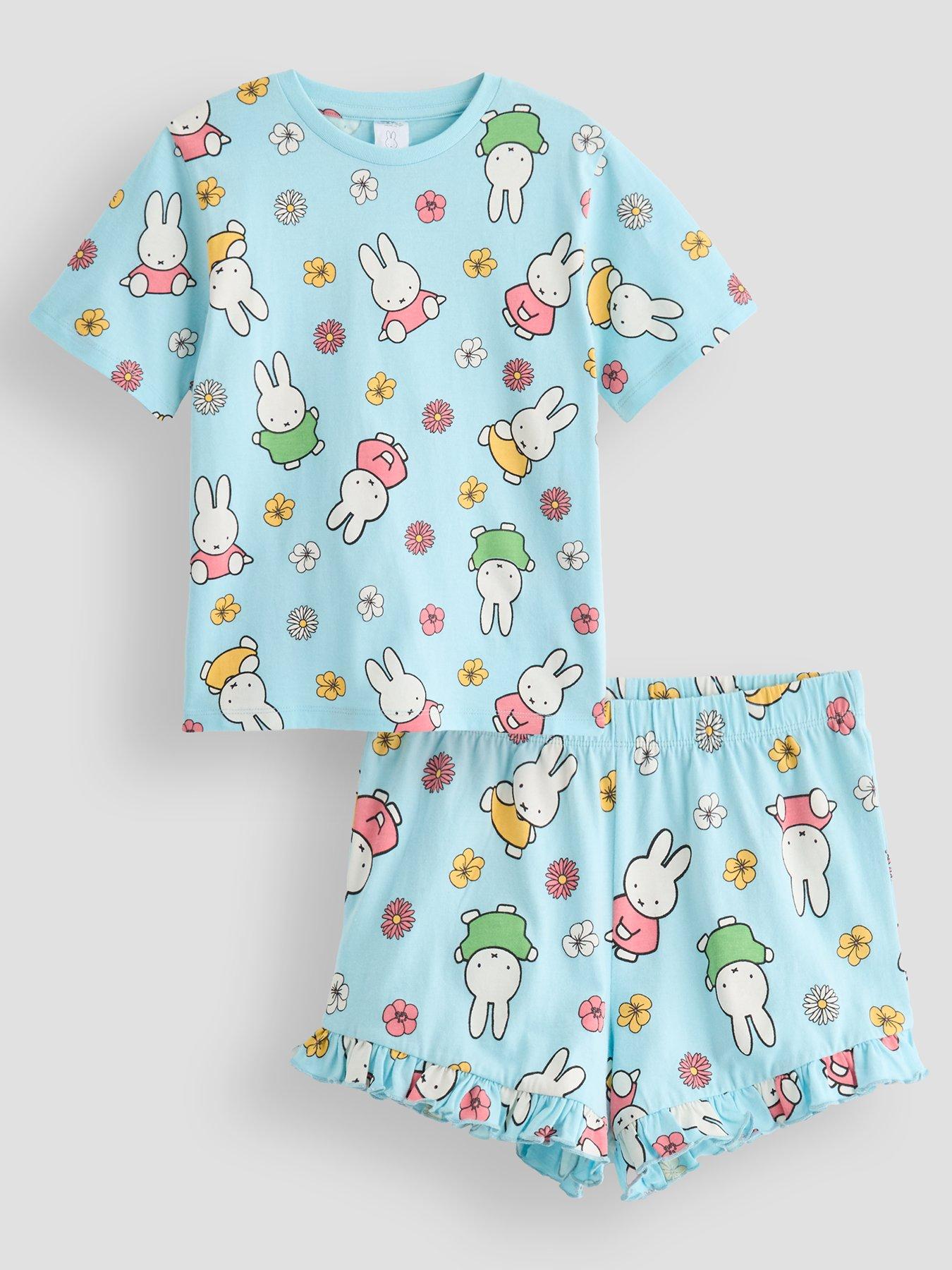 The Very Collection Miffy All Over Print Shortie Pyjama - Blue