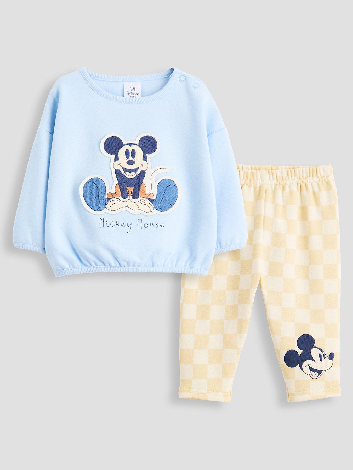 Image 1 of 5 of The Very Collection Mickey Mouse Sweatshirt and Legging Set - Blue