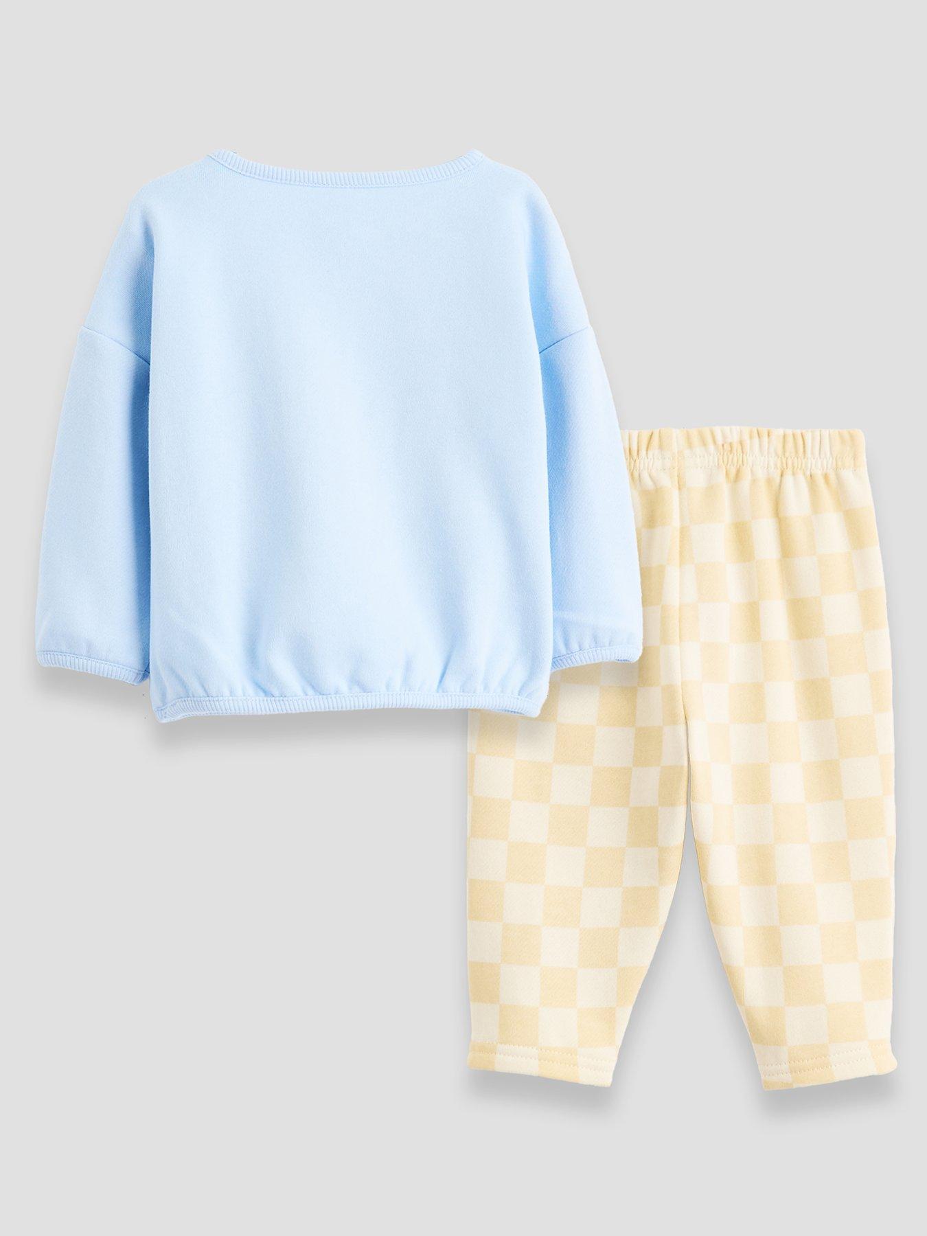 Image 2 of 5 of The Very Collection Mickey Mouse Sweatshirt and Legging Set - Blue
