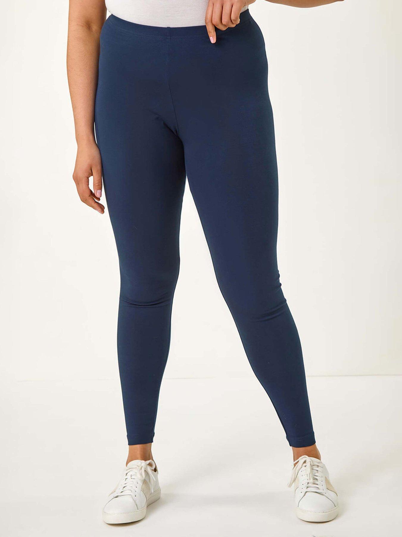 Image 1 of 5 of Roman Curve Full Length Leggings - Navy