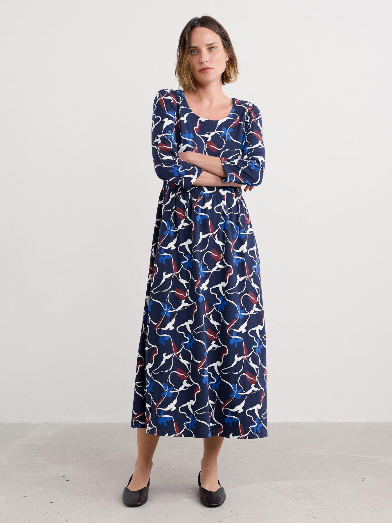  image of seasalt-cornwall-emily-dress-navy