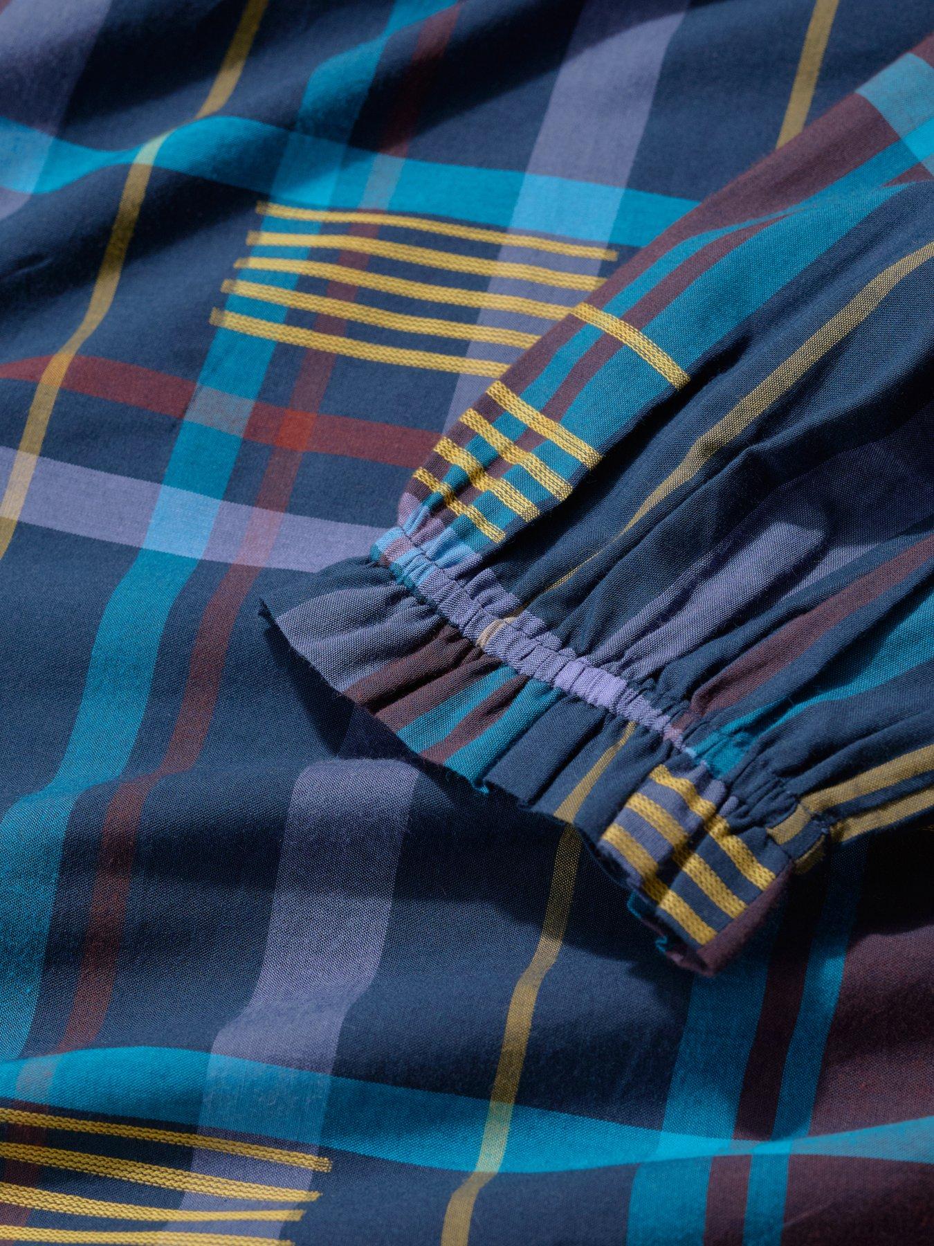  image of seasalt-cornwall-aggie-top-cherry-tree-teal-multi