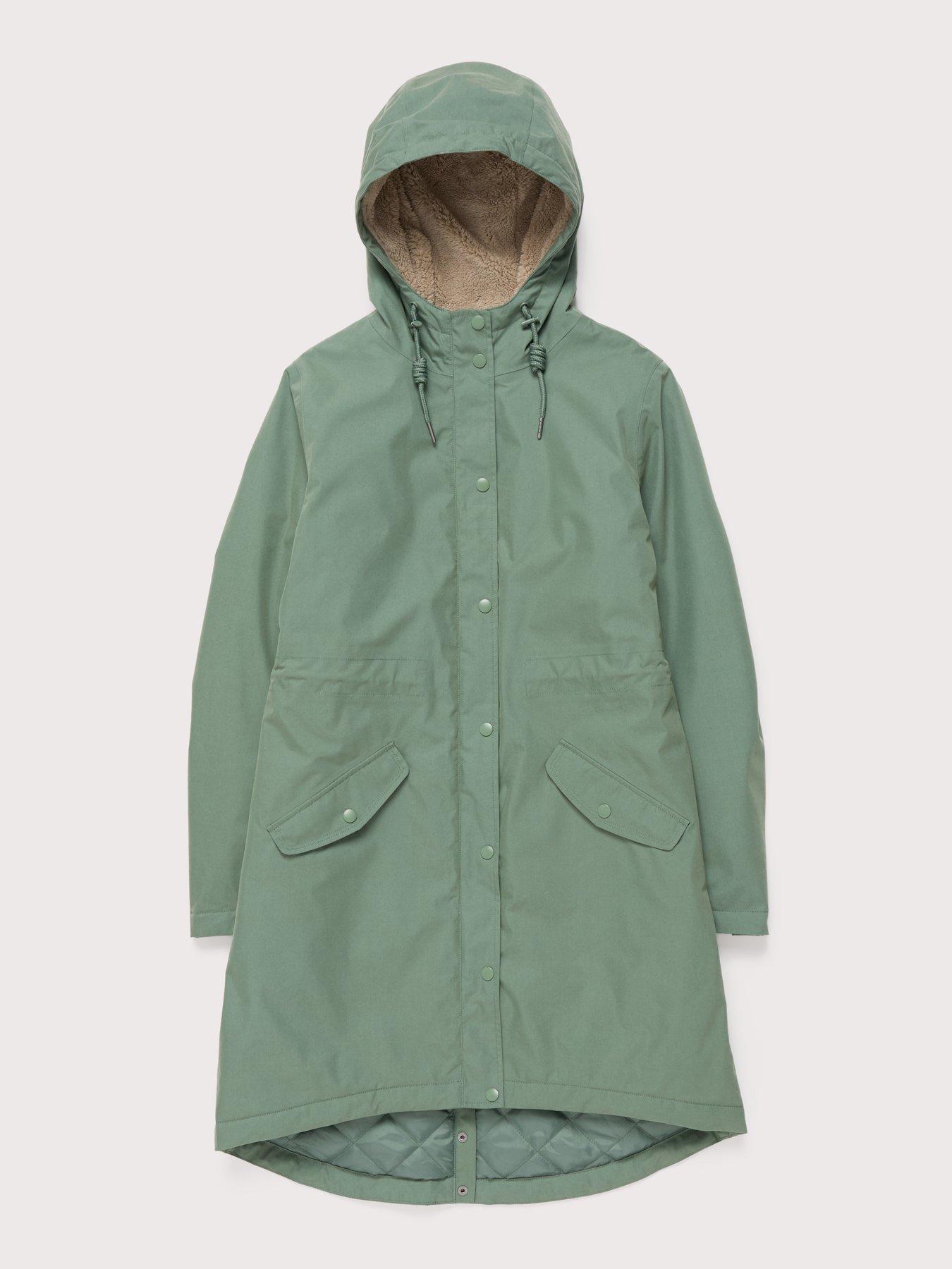 Image 5 of 5 of Seasalt Cornwall Long Line Jacket - Green