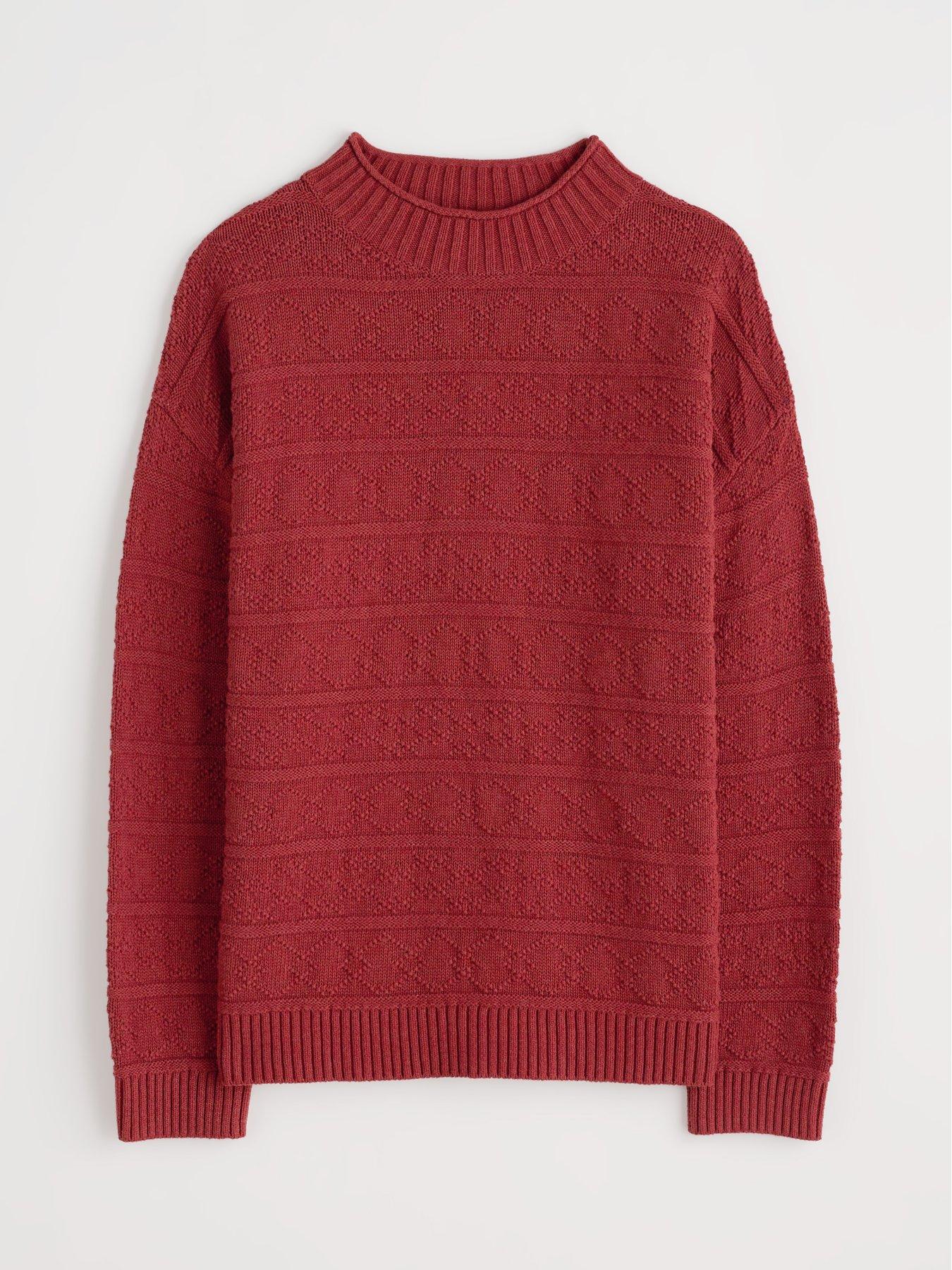 Image 5 of 5 of Seasalt Cornwall Penkestle Jumper Sail - Red