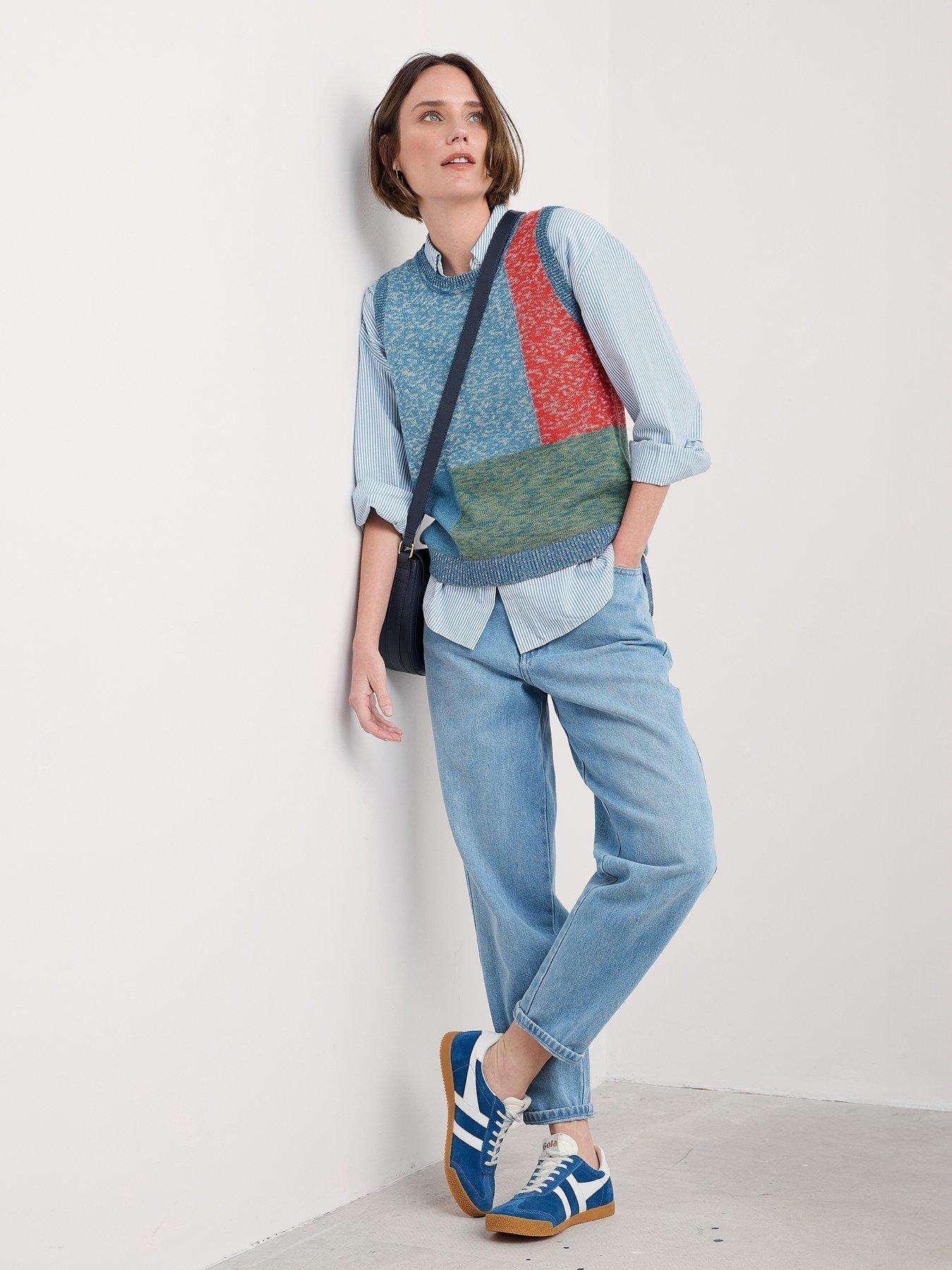 Image 3 of 5 of Seasalt Cornwall Morgana Vest - Blue