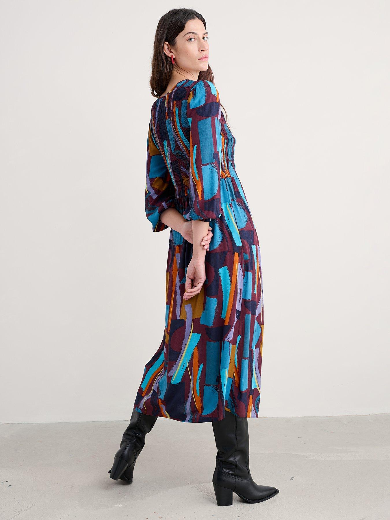 stillFront image of seasalt-cornwall-meadowsweet-dress-zennor-stack-dark-rye-navy