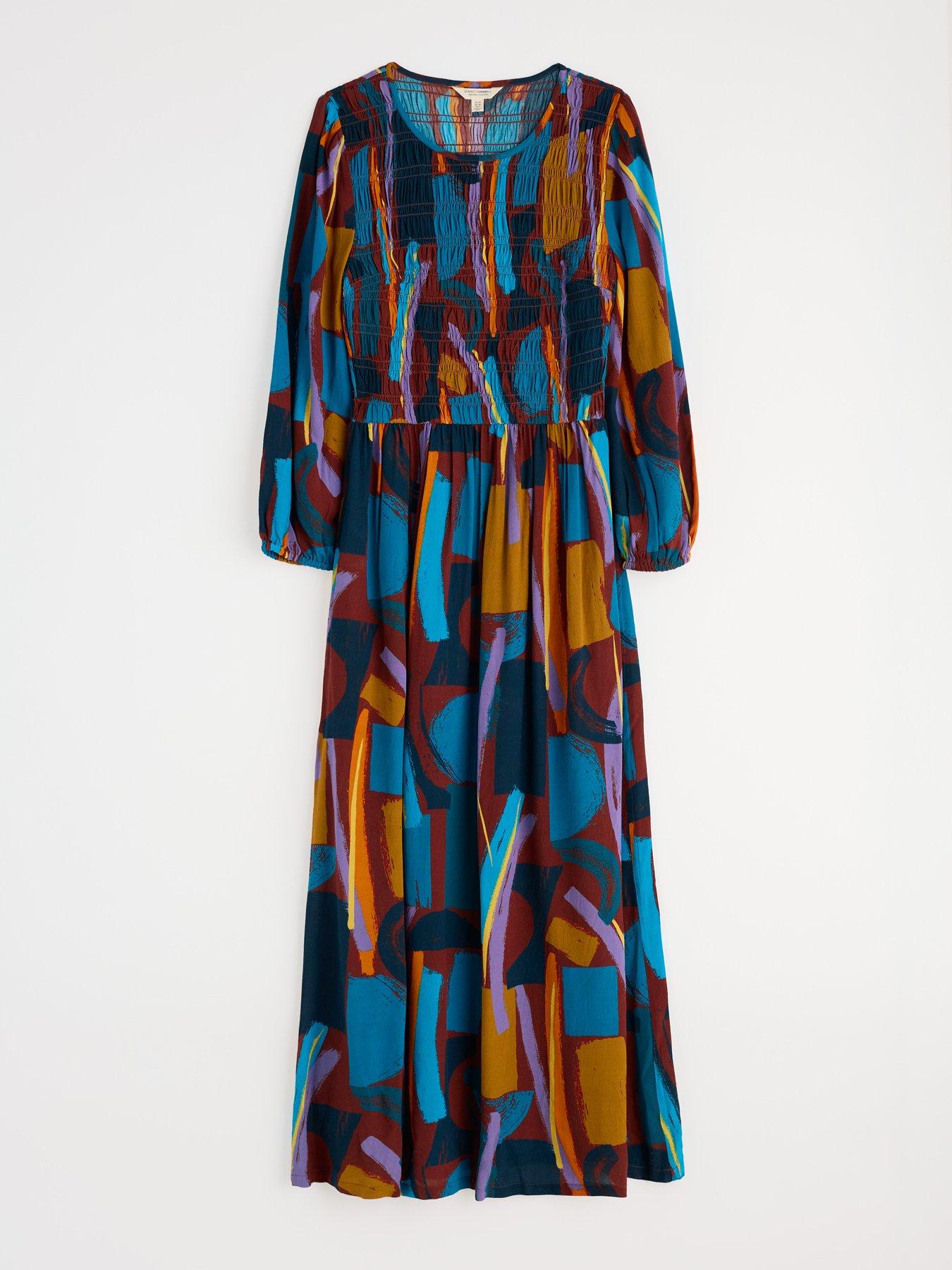  image of seasalt-cornwall-meadowsweet-dress-zennor-stack-dark-rye-navy