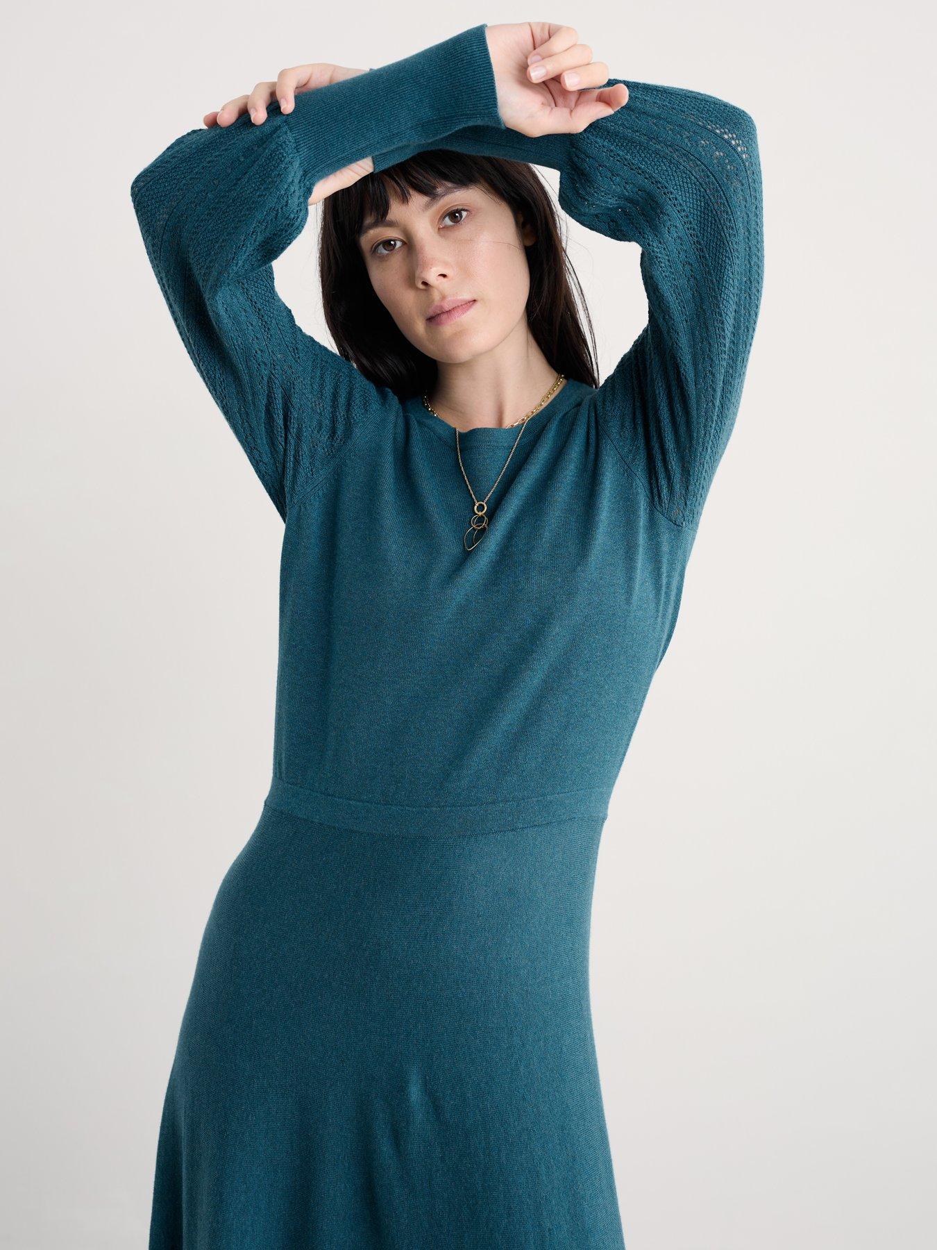  image of seasalt-cornwall-herring-gull-dress-dark-eden