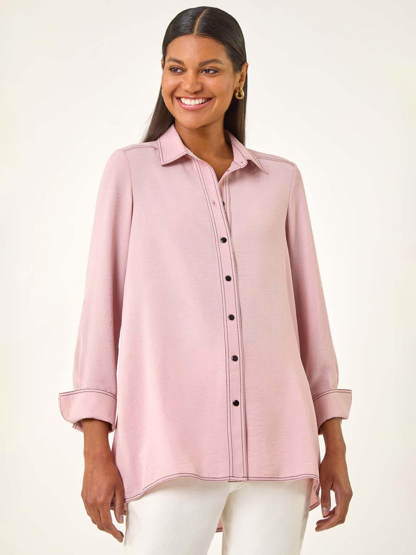 roman-contrast-stitch-shirt-light-pink