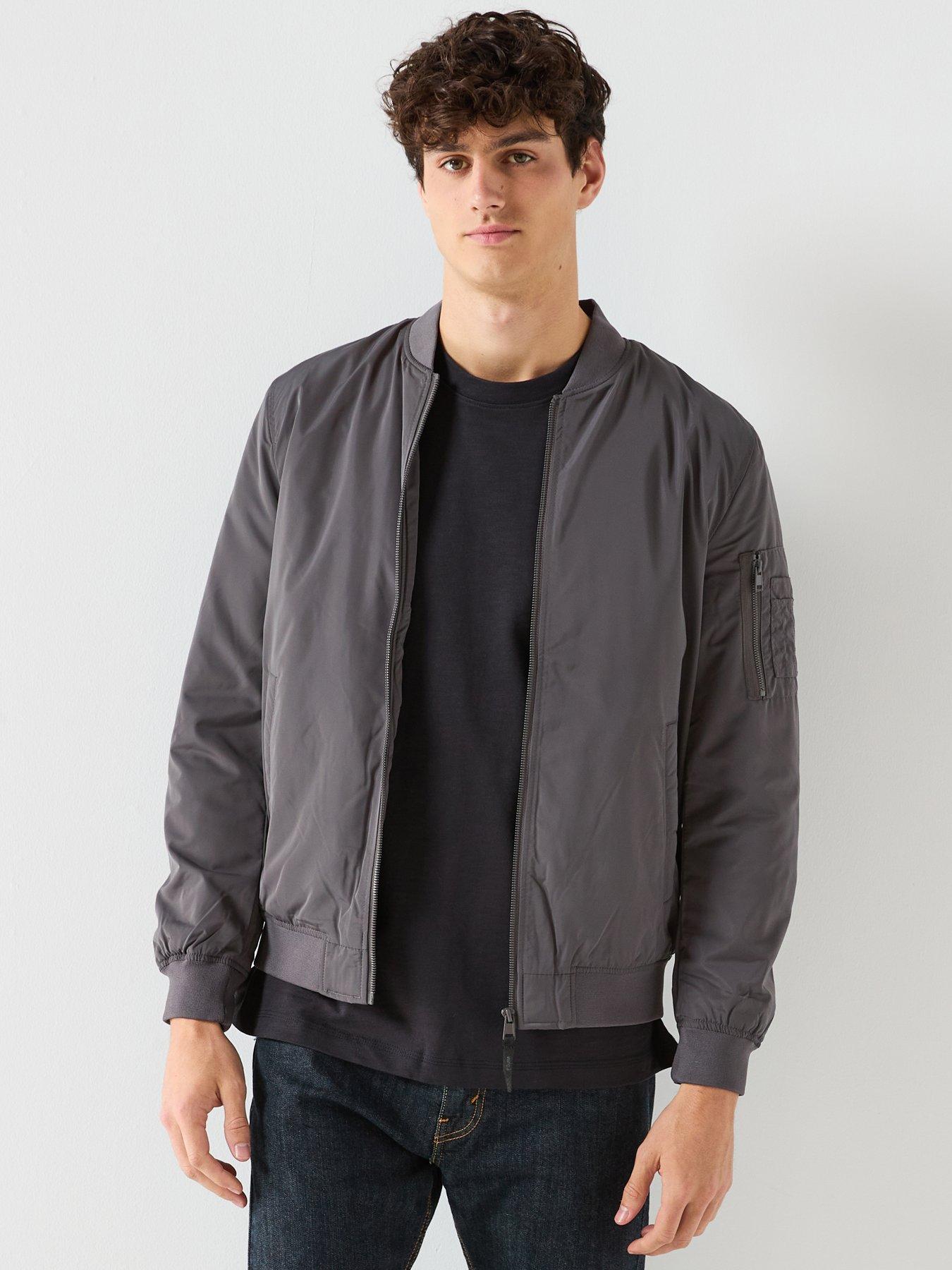 ONLY & SONS Joshua Bomber Jacket - Dark Grey